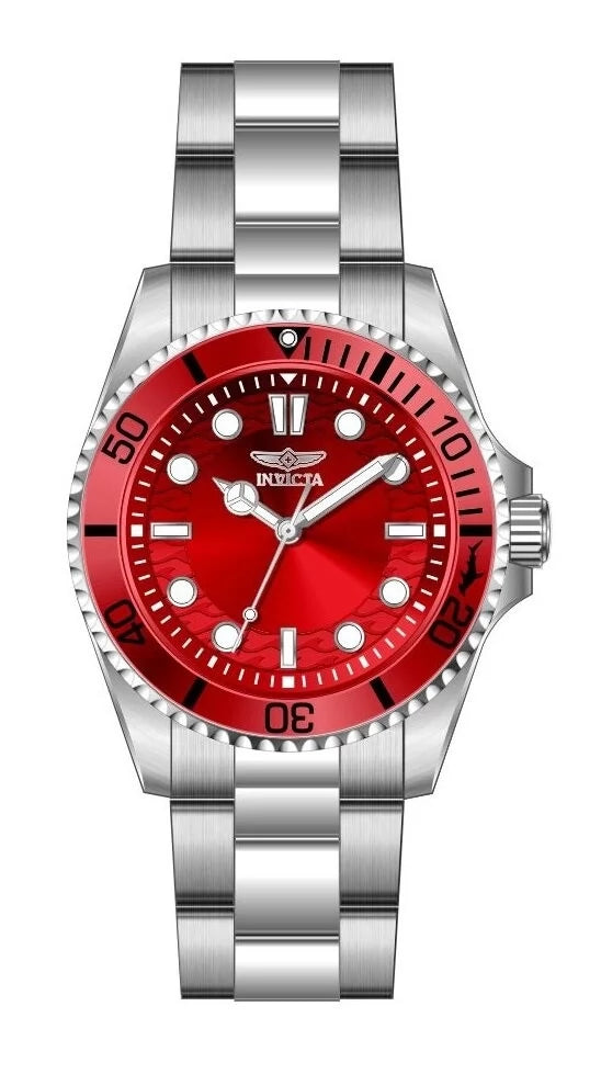 InvictaWomen's 50950 Pro Diver Quartz PC21 Gradient, Red Dial Watch