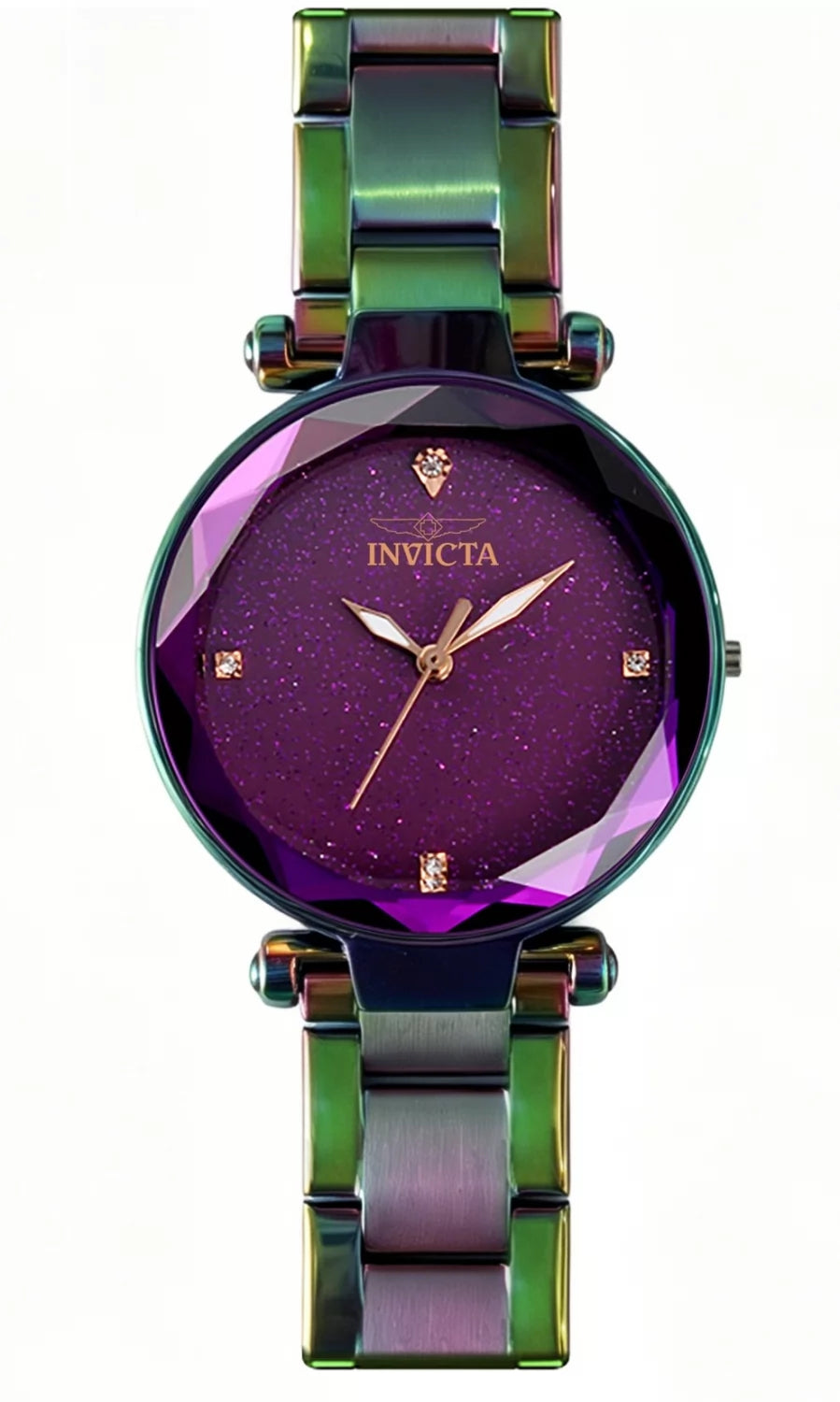 InvictaWomen's 70327 Celestial Quartz SD-006 Purple, Blue Dial Watch