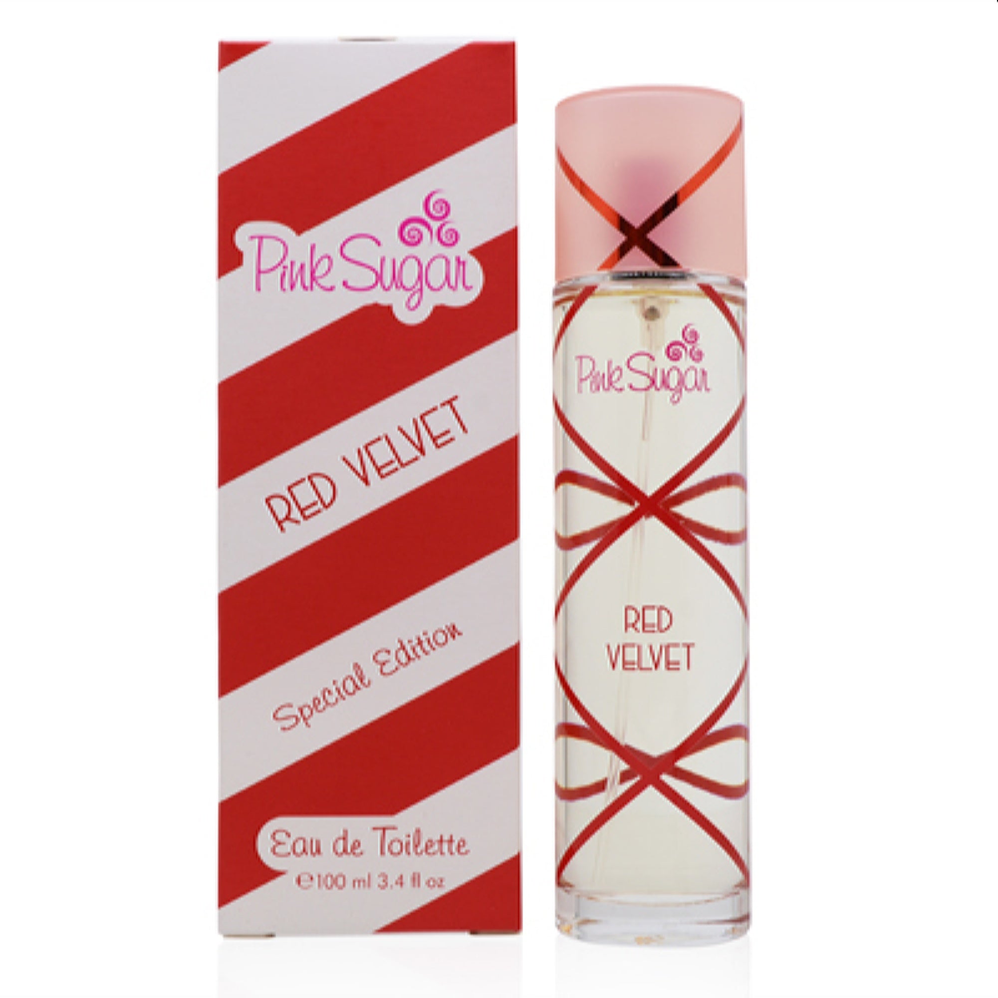 Aquolina Women's Pink Sugar Red Velvet Aquolina Edt Spray Special Edition 3.4 Oz (100 Ml) 8054609780575