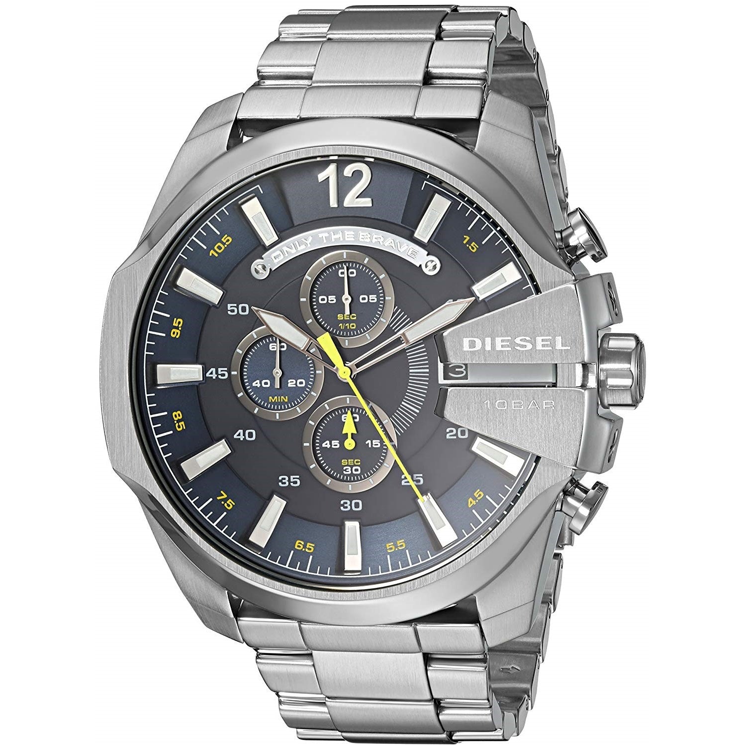 Diesel Mega Chief Quartz Chronograph Black Dial Men's Watch DZ4465