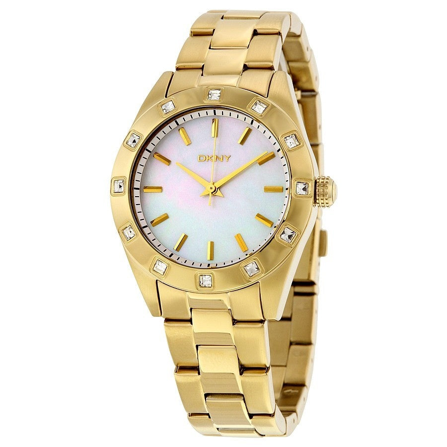 DKNY Jitney Quartz Crystal Mother of Pearl Dial Women's Watch NY8661
