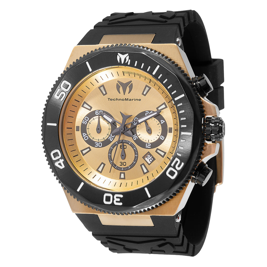 TechnoMarine Quartz Manta Gold Dial Men's Watch TM-224020