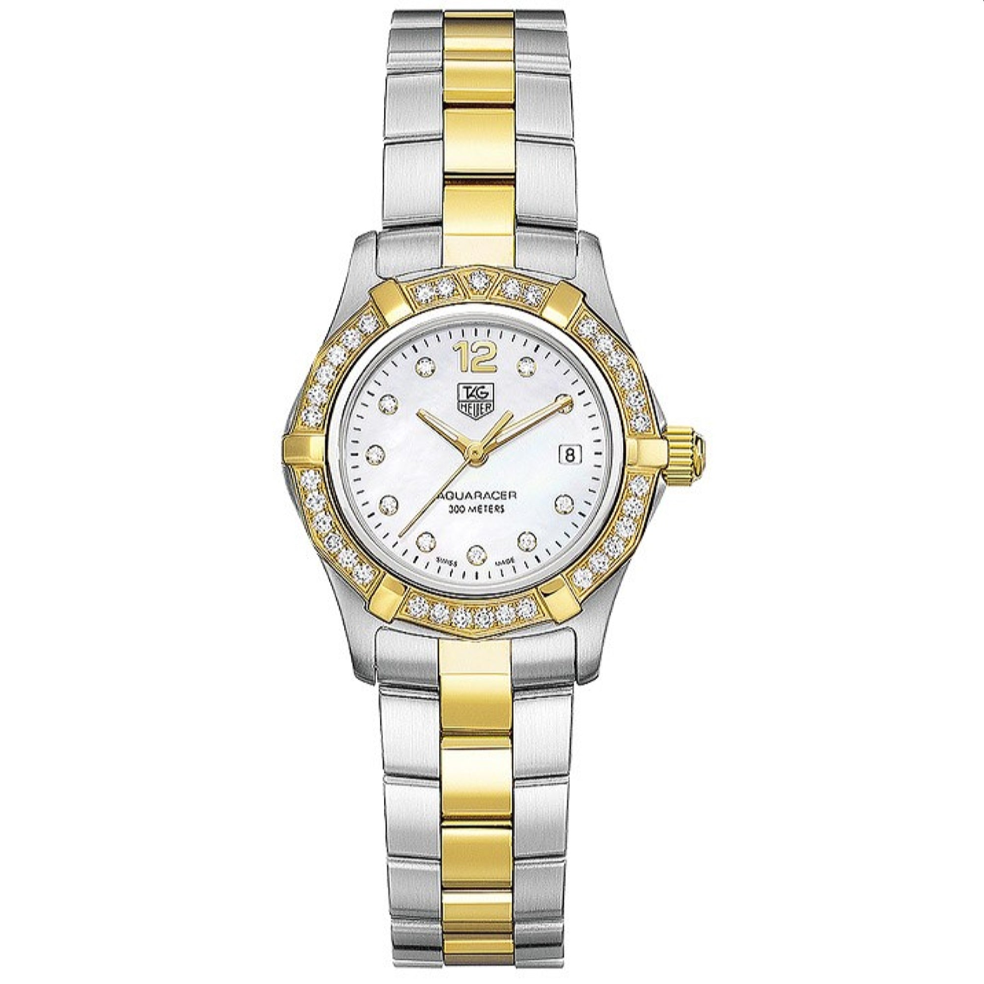 Tag Heuer Aquaracer Quartz Mother of Pearl Dial Women's Watch WAF1450.BB0814