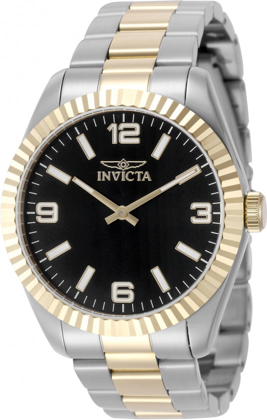Invicta Quartz Specialty Black Dial Men's Watch 49675