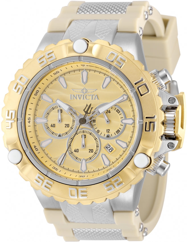 Invicta Quartz Subaqua Gold, Silver Dial Men's Watch 48553