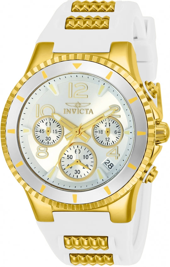 Invicta Quartz Blu Silver Dial Women's Watch 24187