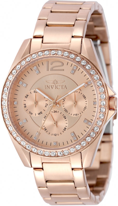 Invicta Quartz Angel Rose Gold Dial Women's Watch 50111