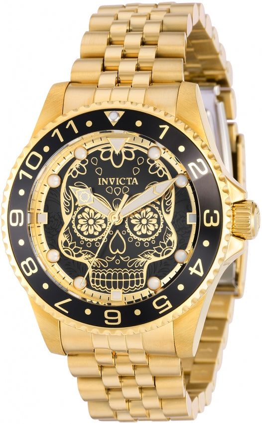 Invicta Quartz Pro Diver Gold Dial Men's Watch 36860