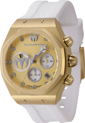 TechnoMarine Quartz Reef Gold Dial Women's Watch TM-523008