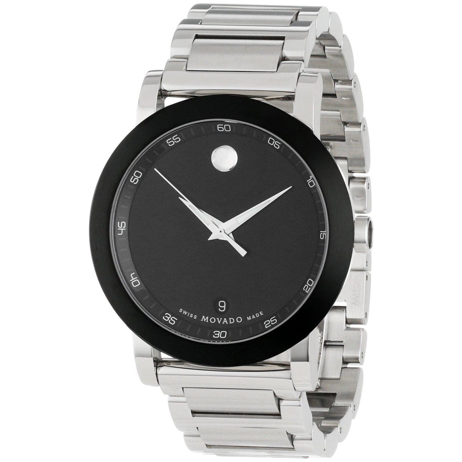 Movado Museum Sport Quartz Black Dial Men's Watch 0606604