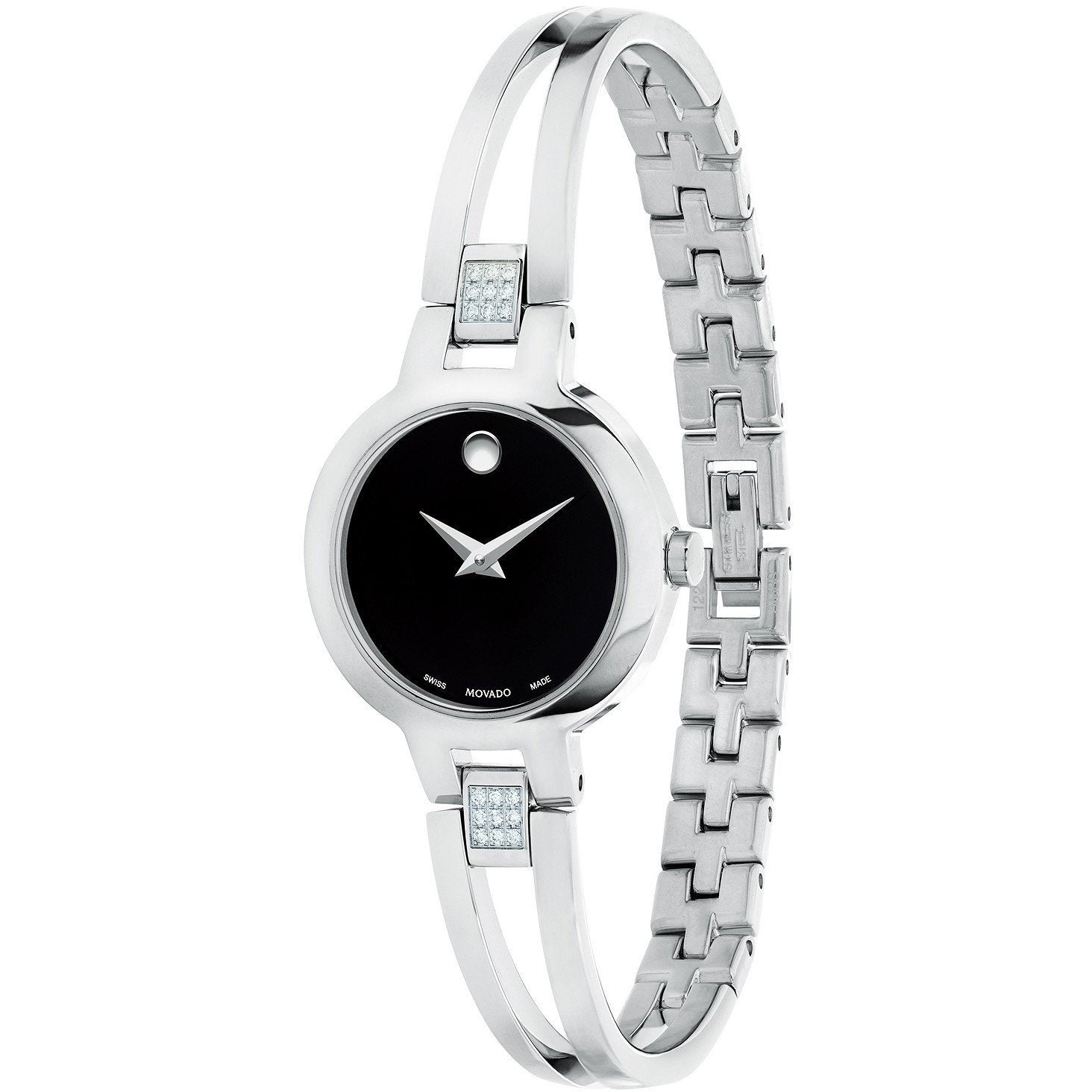 Movado Amorosa Quartz Black Dial Women's Watch 0607154
