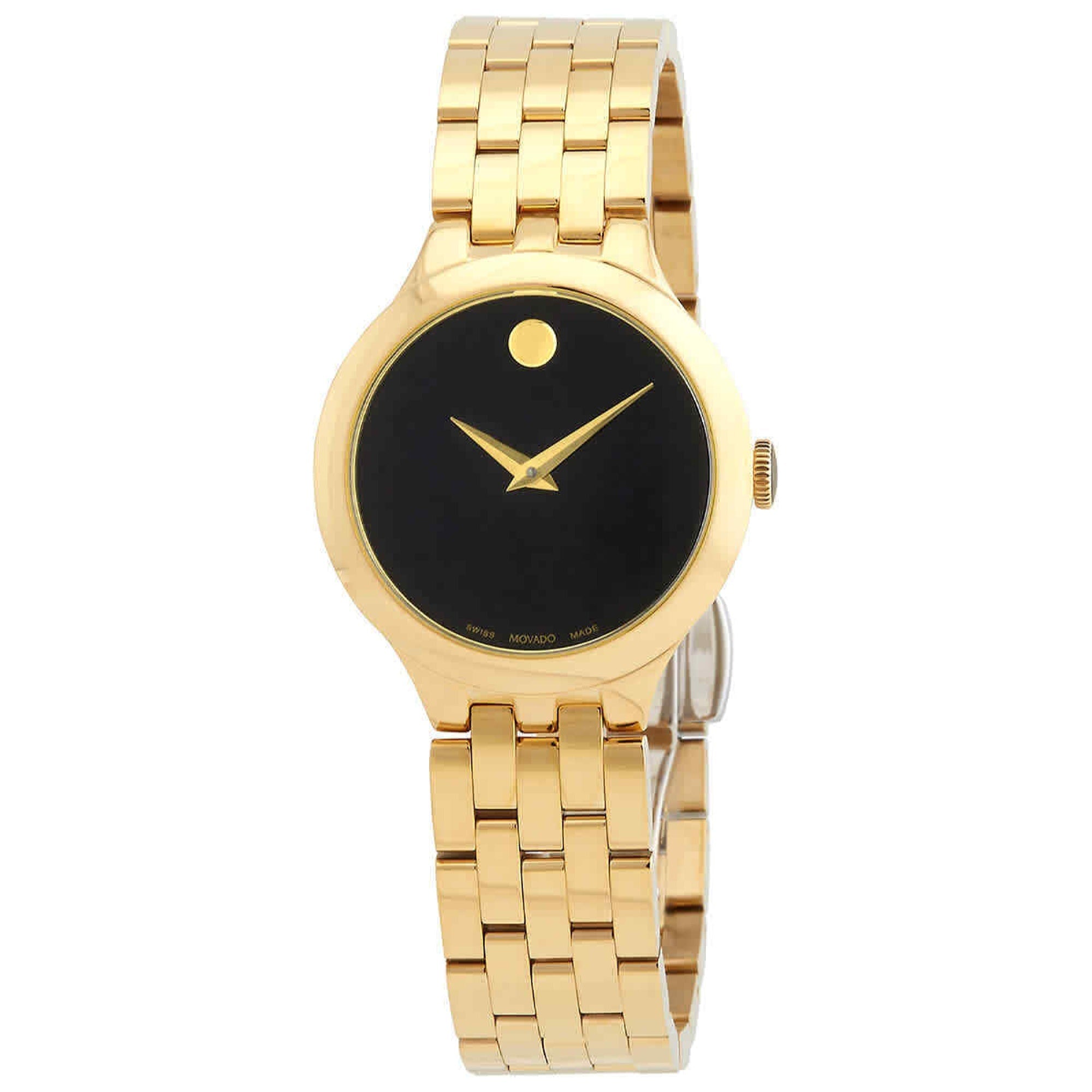 Movado Veturi Quartz Black Dial Women's Watch 0607420
