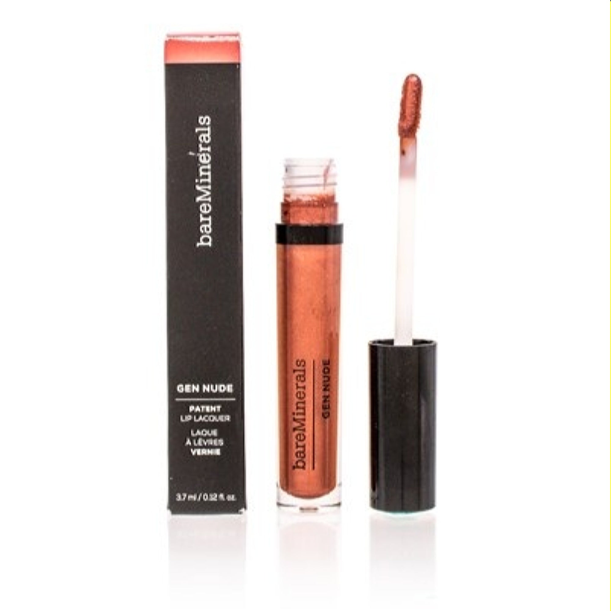 Bareminerals Bareminerals Gen Nude Patent Lip Lacquer Rubellite 0.12 Oz (3.7 Ml) 098132553402