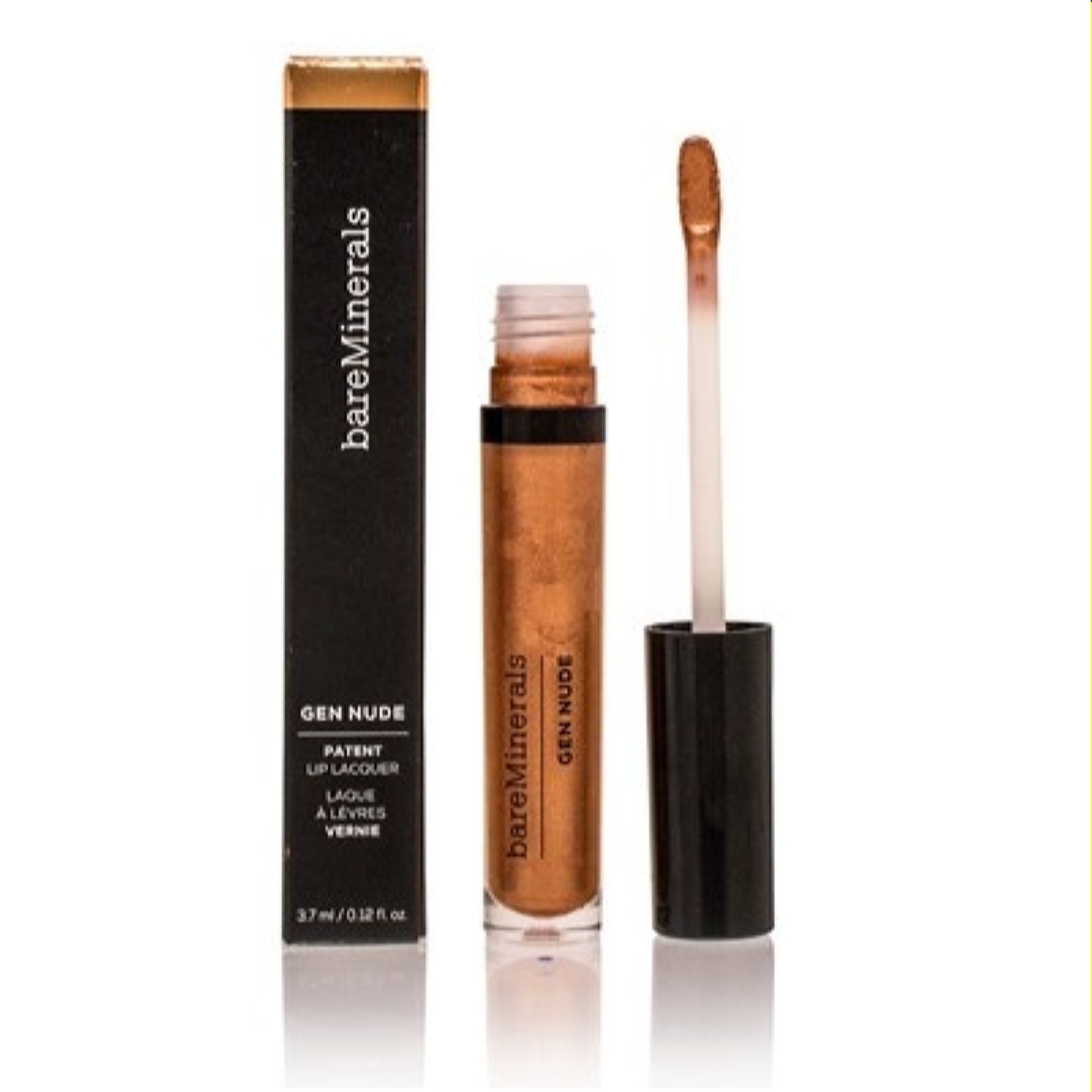 Bareminerals Bareminerals Gen Nude Patent Lip Lacquer Dream Quartz 0.12 Oz (3.7 Ml) 098132553440