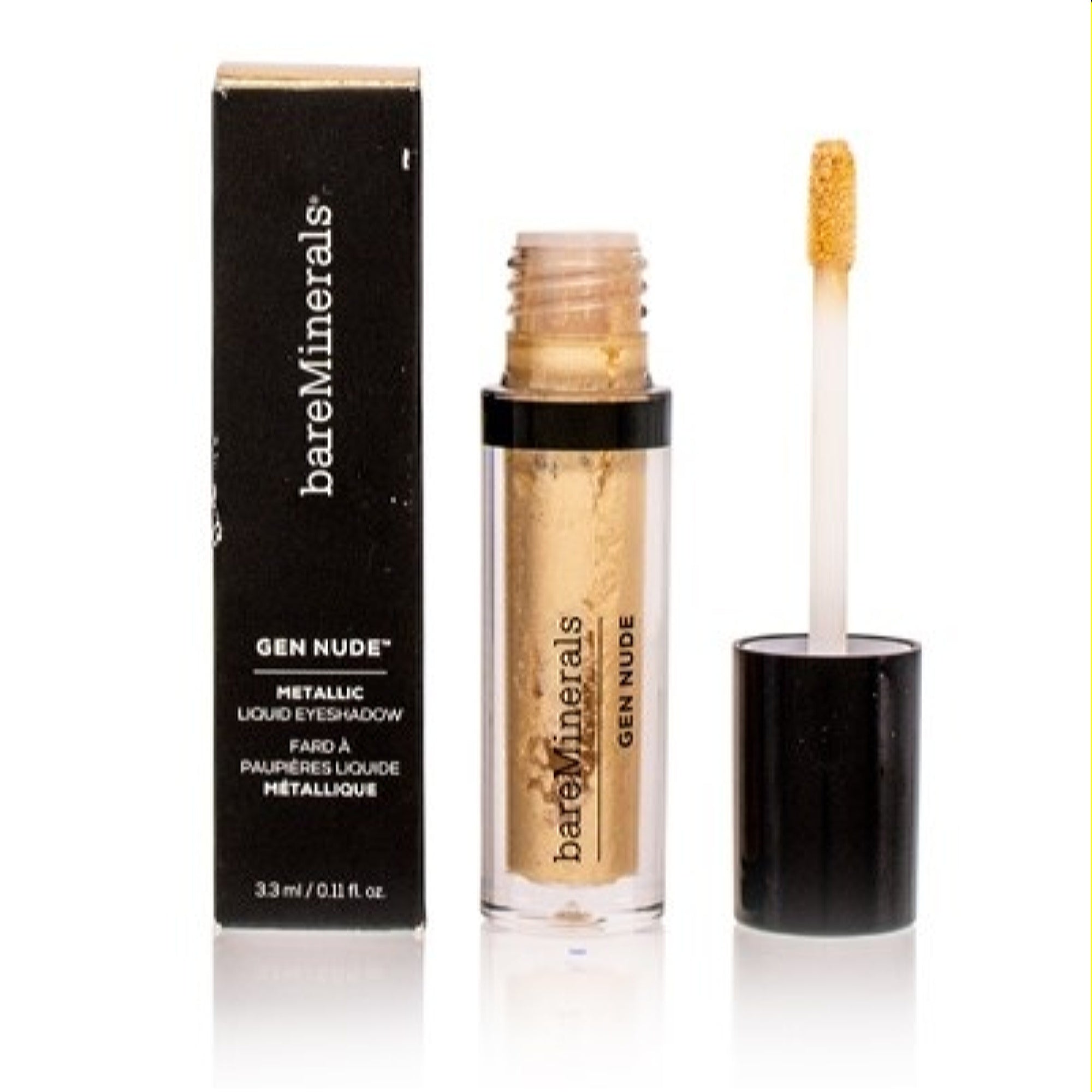 Bareminerals Bareminerals Gen Nude Metallic Liquid Eye Shadow (Citrine) 0.11 Oz (3.3 Ml) 098132555499