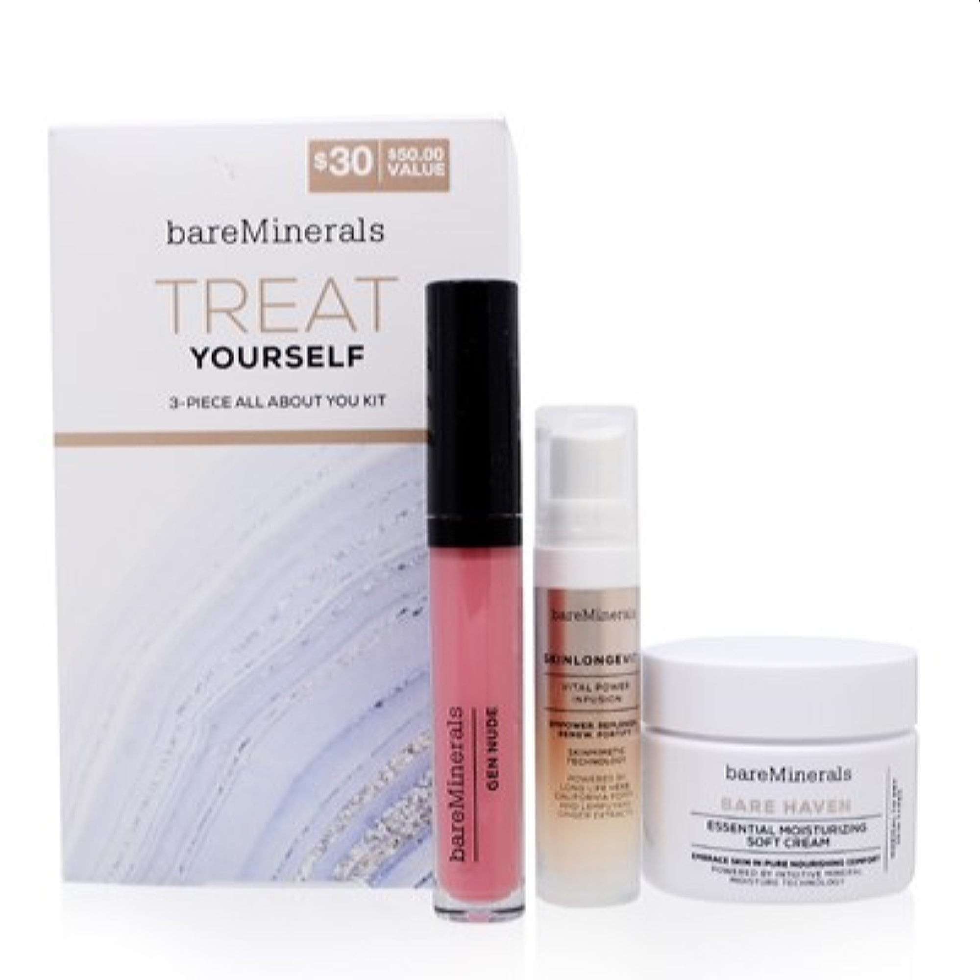 Bareminerals Bareminerals Treat Yourself 3-Piece All About You Kit 098132559541