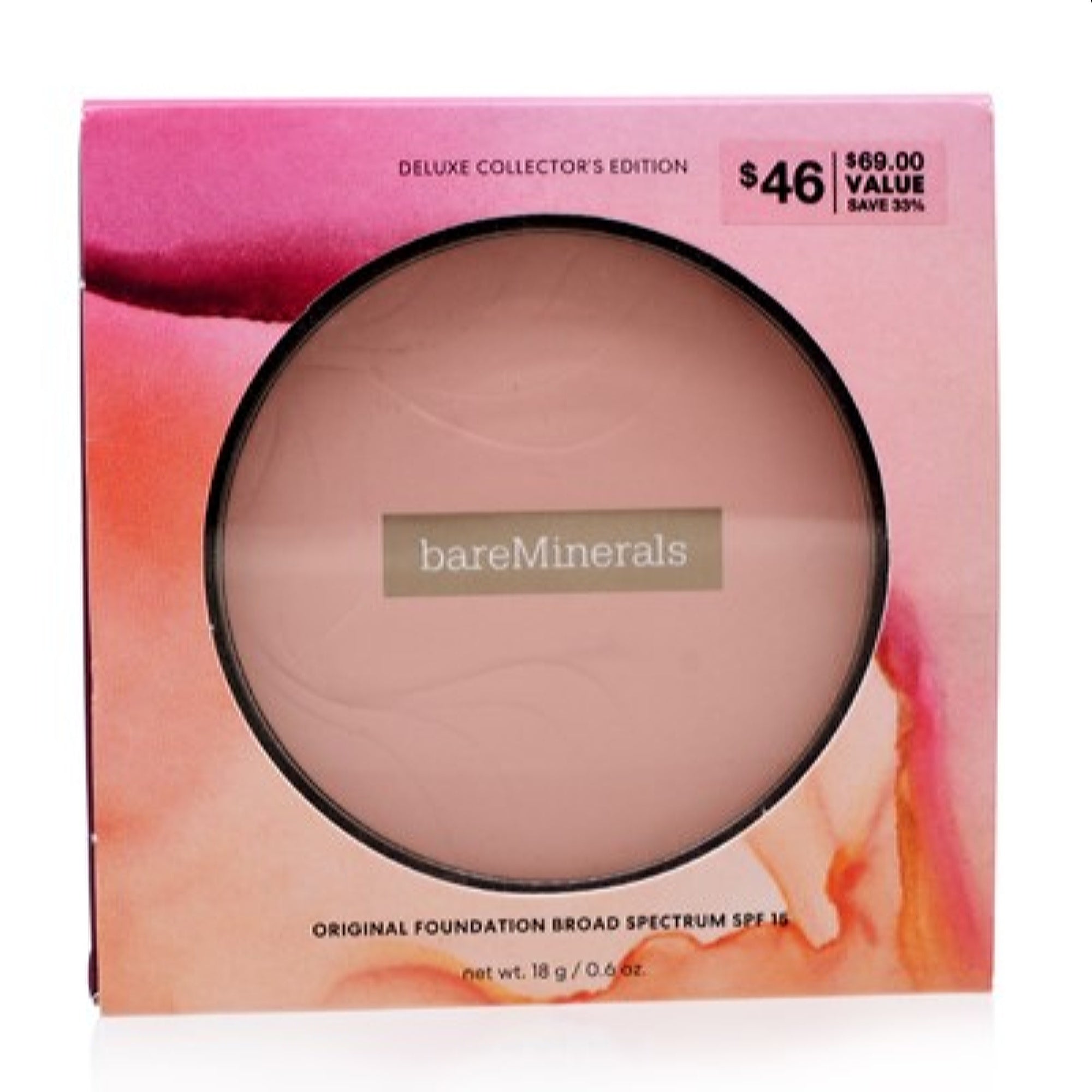 Bareminerals Bareminerals Deluxe Collector'S Edition Original Foundation (Golden Dark) .6 Oz 098132570348