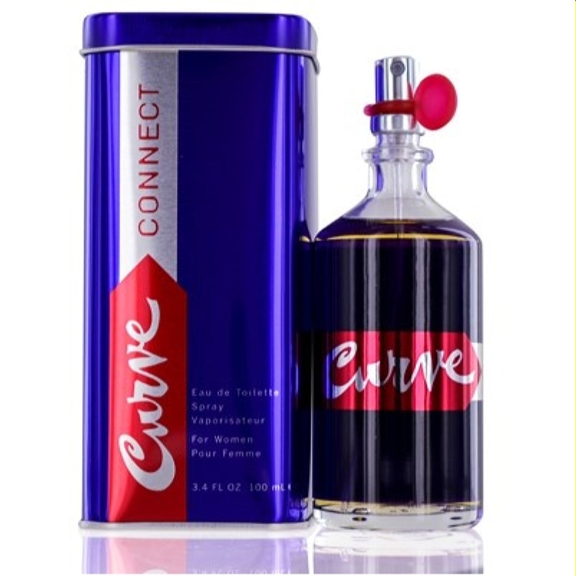 Liz Claiborne Women's Curve Connect Liz Claiborne Edt Spray 3.4 Oz 098691046223