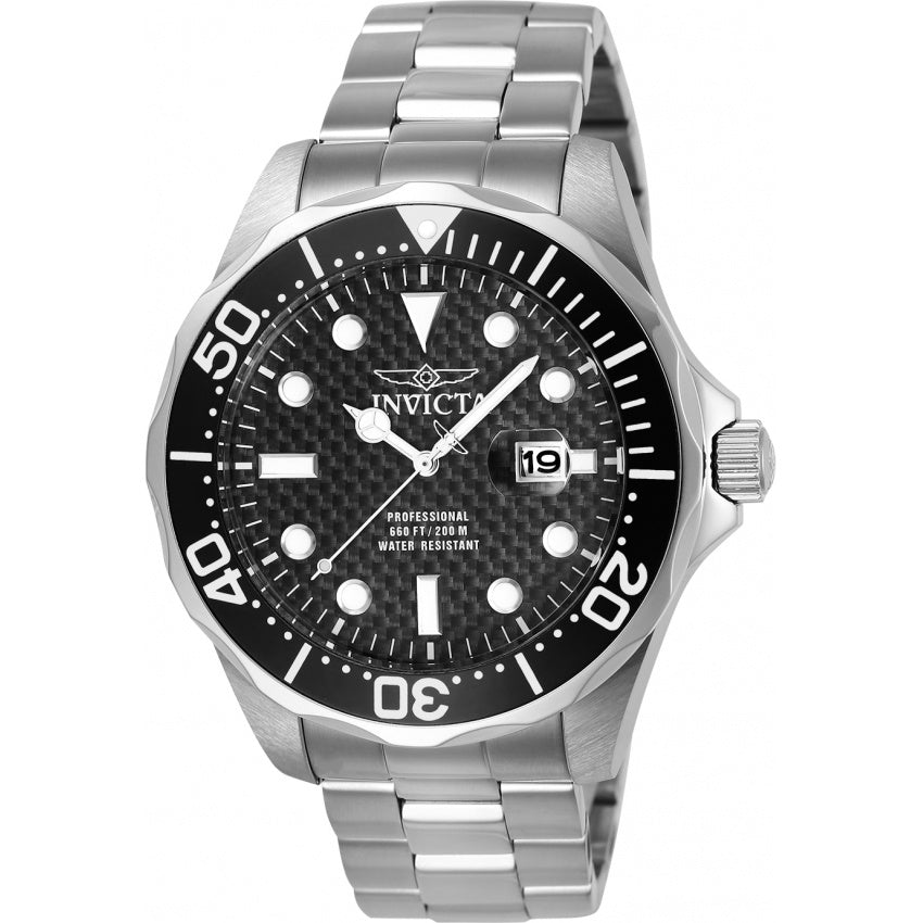 Invicta Pro Diver Quartz Black Dial Men's Watch 12562