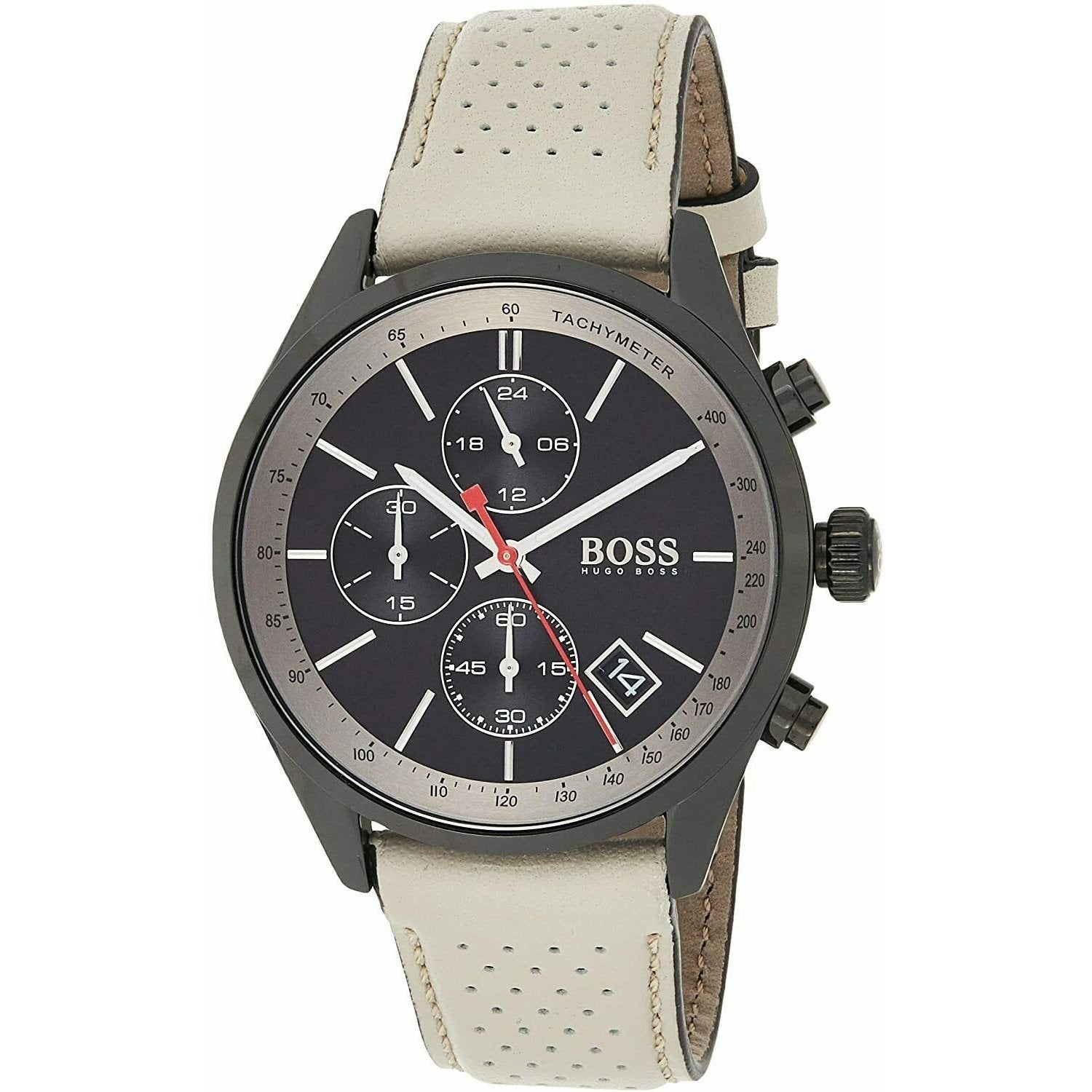 Hugo Boss Grand Prix Quartz Chronograph Black Dial Men's Watch 1513562