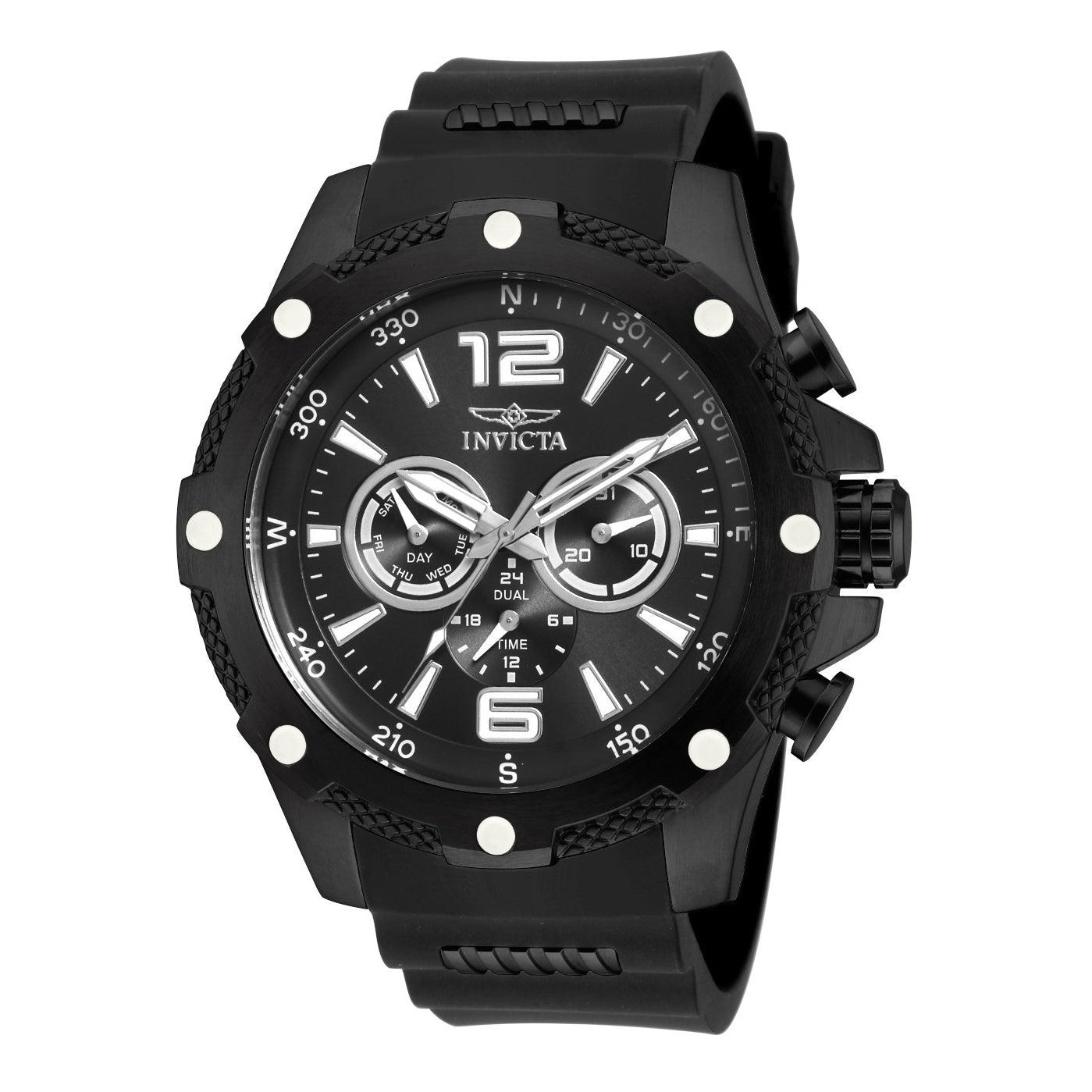 Invicta I-Force Quartz Chronograph Black Dial Men's Watch 19662