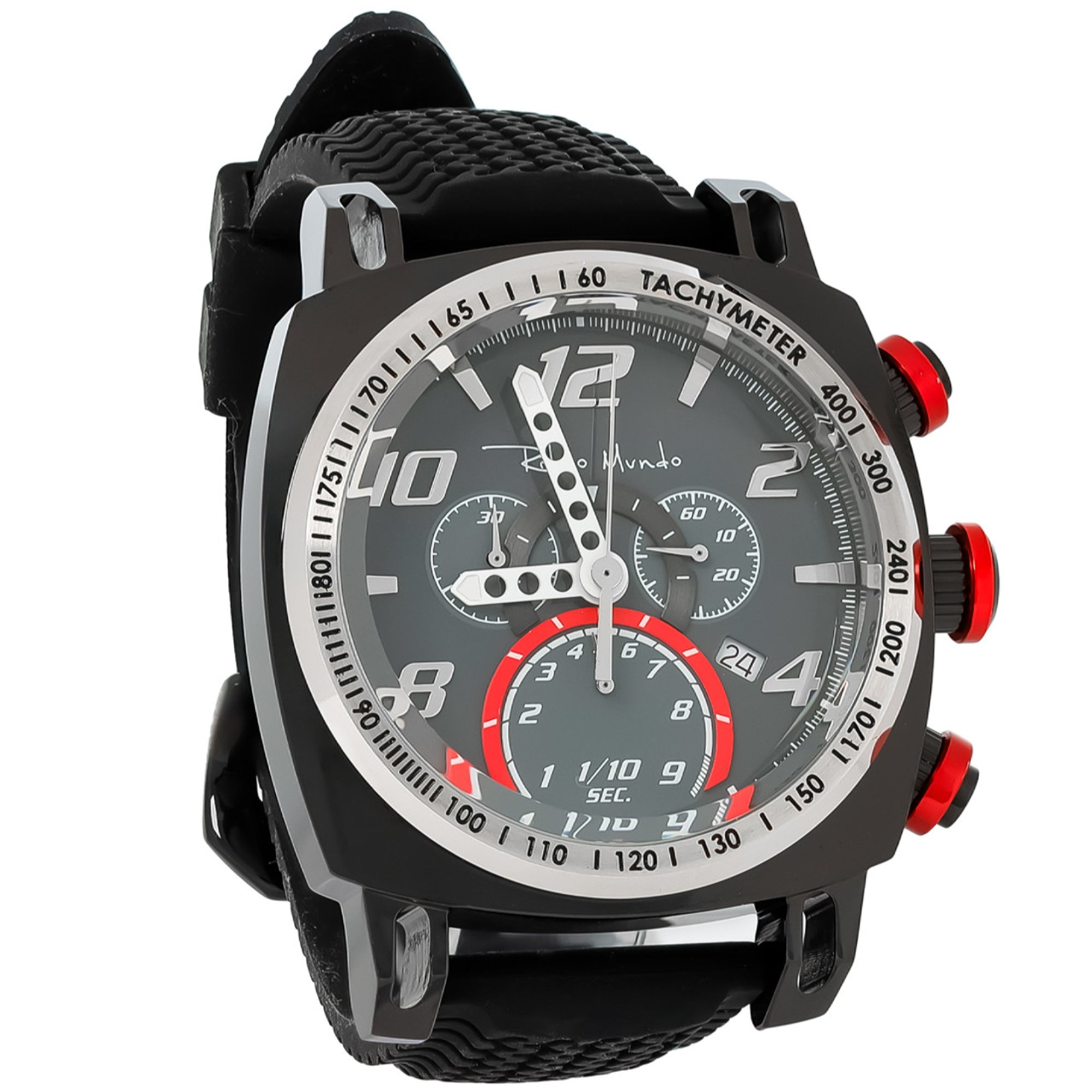 Ritmo Ritmo Mundo Racer Quartz Chronograph Grey Dial Men's Watch 2222-4