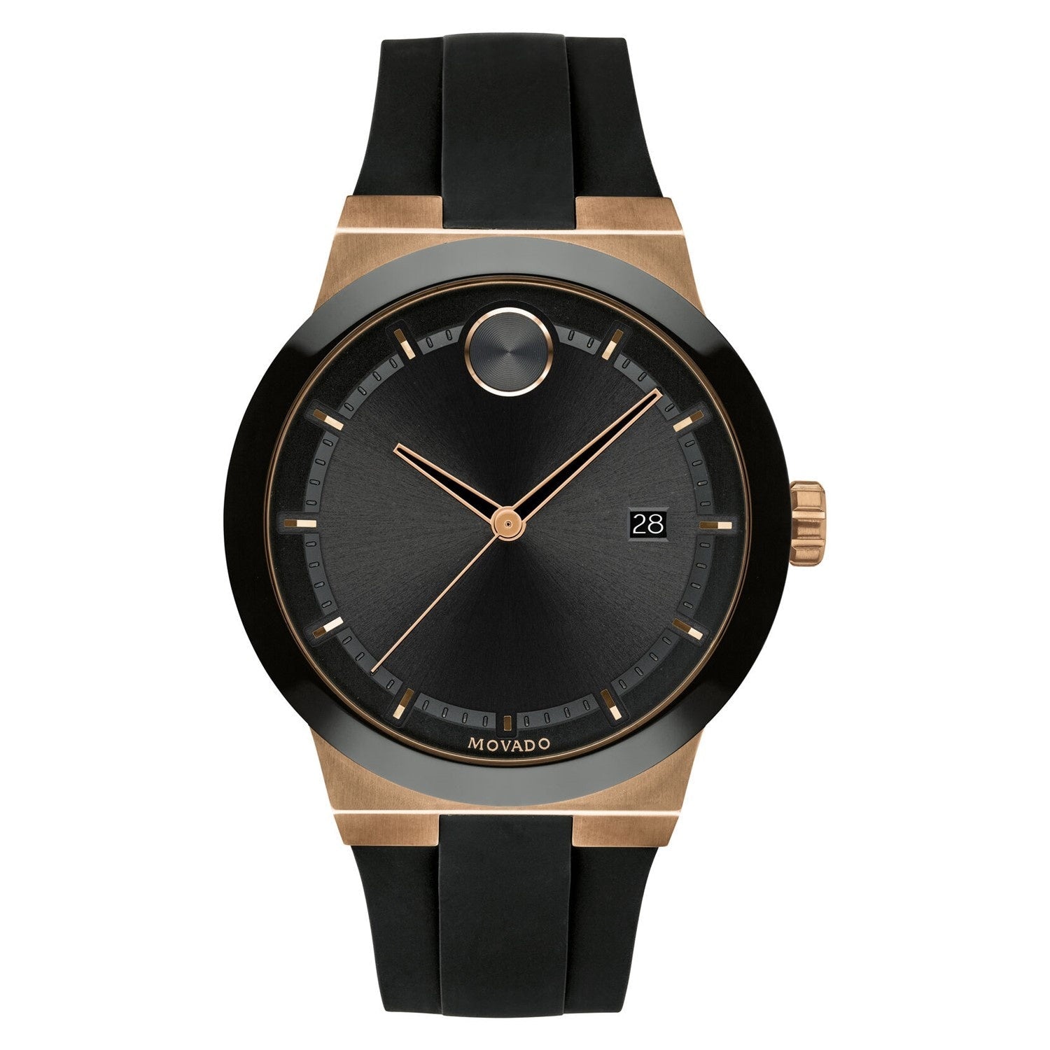 Movado Bold Fusion Quartz Black Dial Men's Watch 3600622