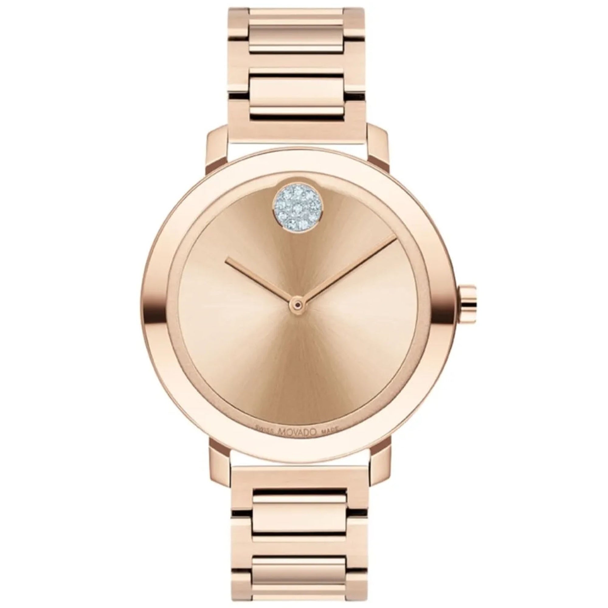 Movado Quartz Bold Rose gold Dial Women's Watch 3600824