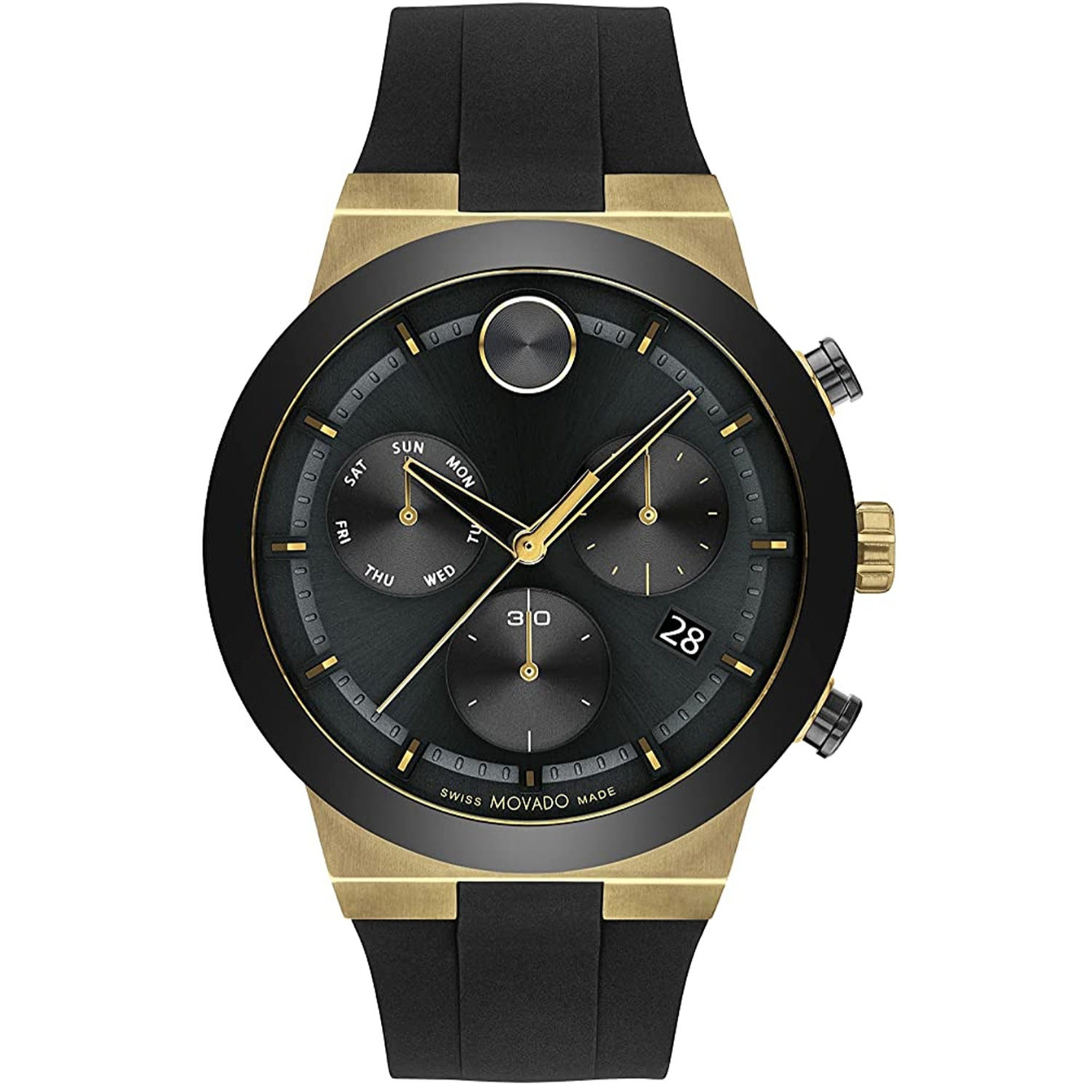 Movado Quartz Bold Fusion Black Dial Men's Watch 3600855