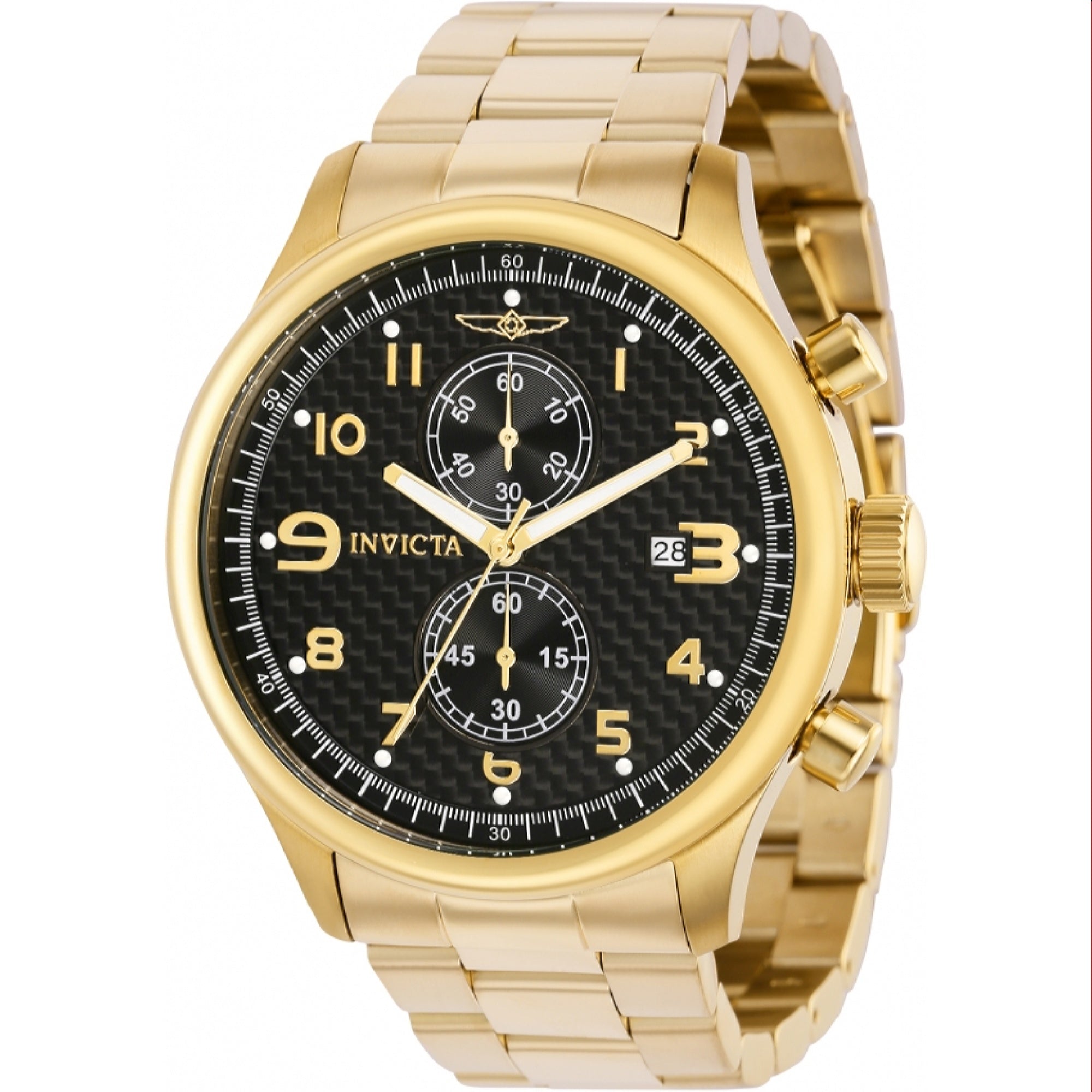 Invicta Quartz Black Dial Men's Watch 38026