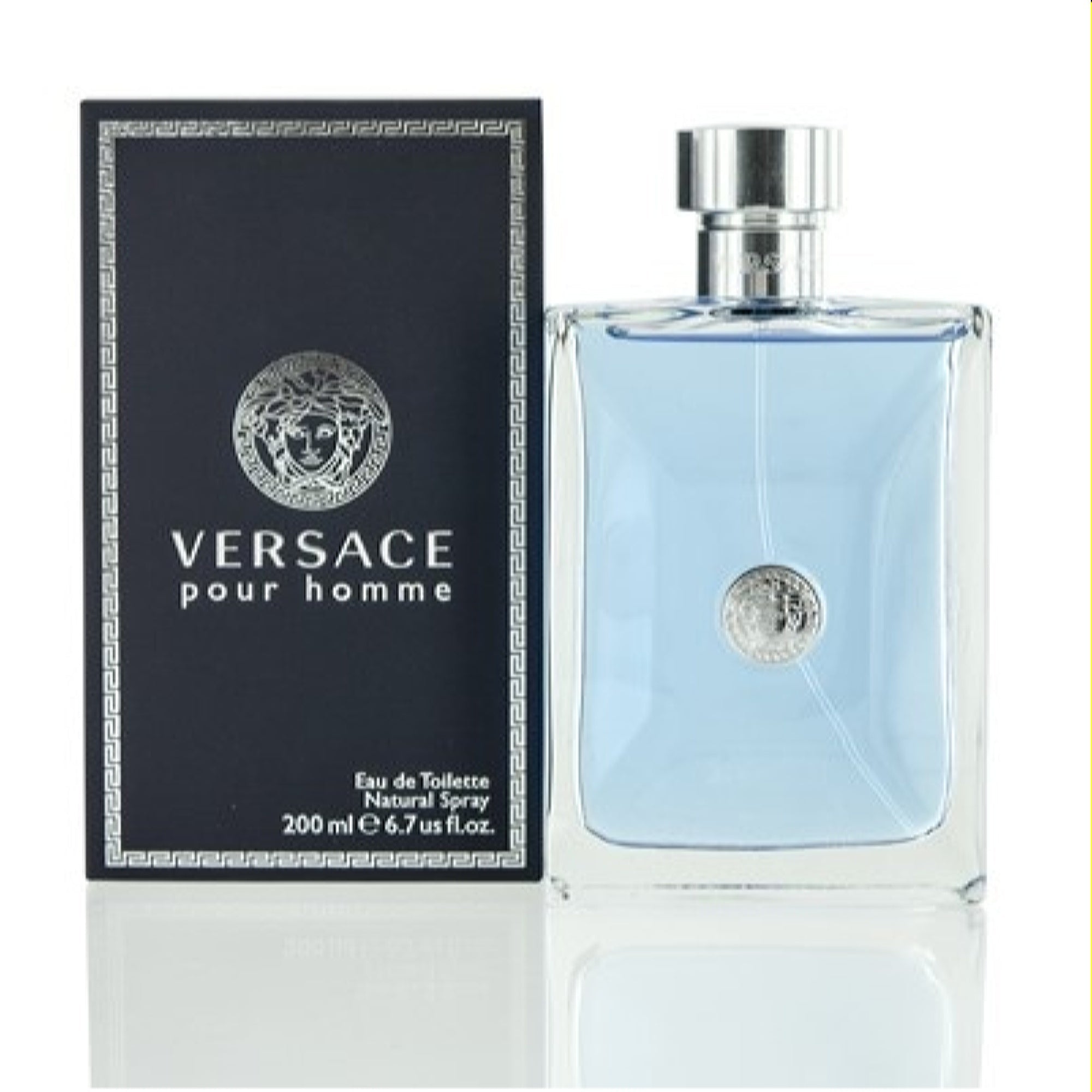 Versace Men's Versace Signature Homme Versace Edt Spray (Blue Silver) 6.7 Oz 8011003801619