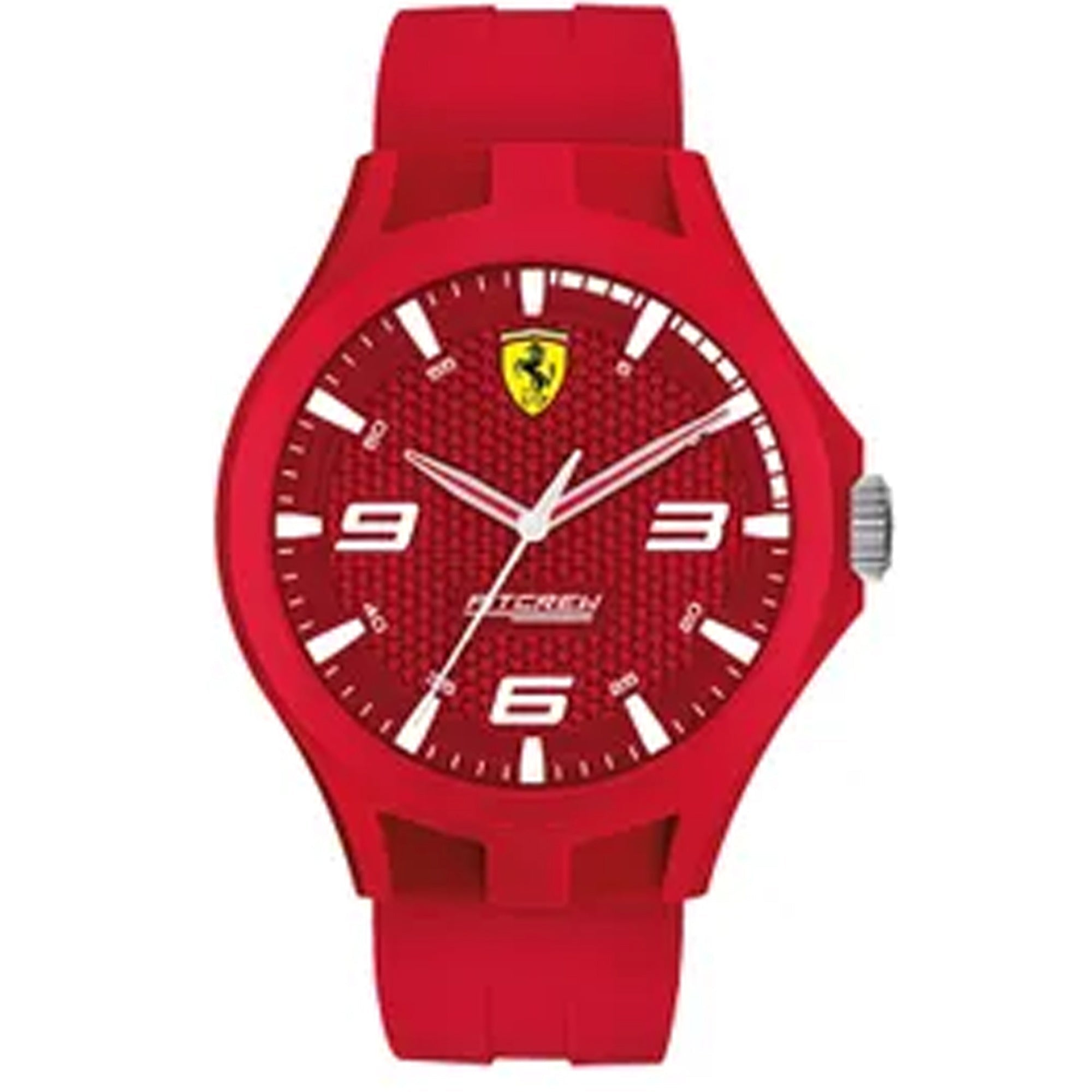 Ferrari Quartz Pit Crew Red Dial Men's Watch 830677