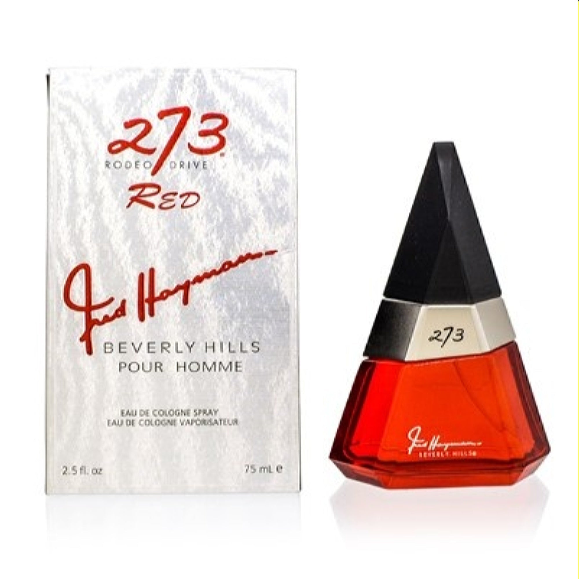 Fred Hayman Men's 273 Red Pour Homme Fred Hayman Edc Spray 2.5 Oz (75 Ml) 837015005559