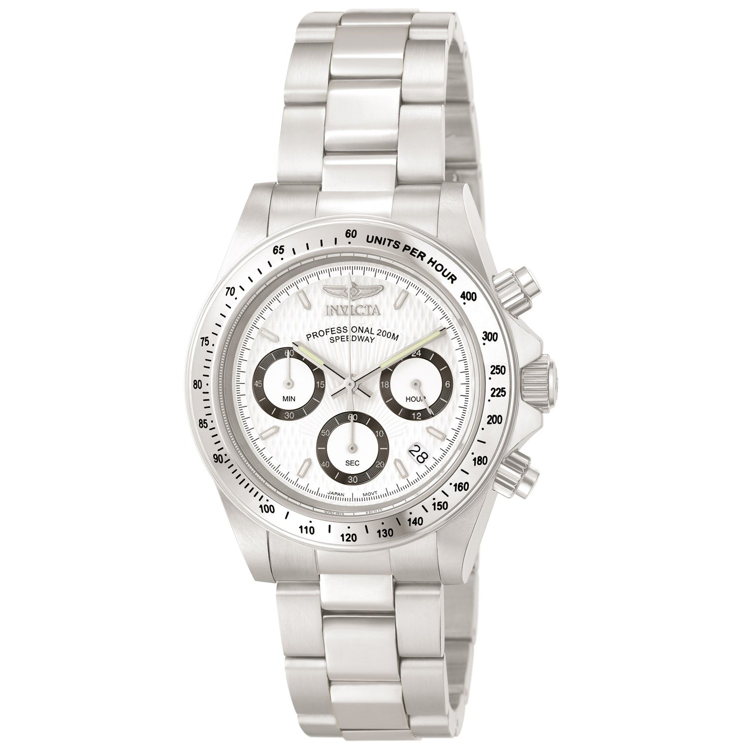 Invicta Speedway Quartz Chronograph White Dial Men's Watch 9211