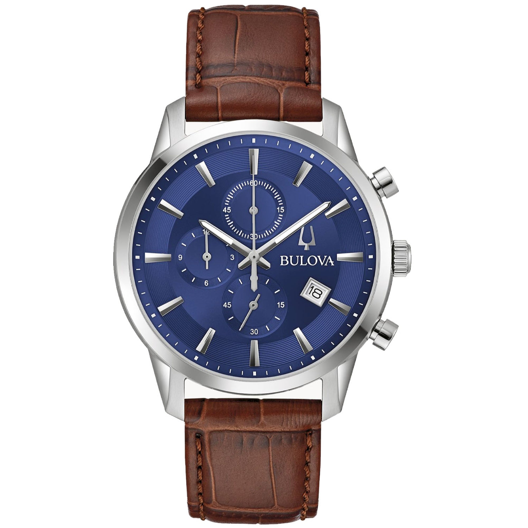 Bulova Quartz Sutton Blue Dial Men's Watch 96B402