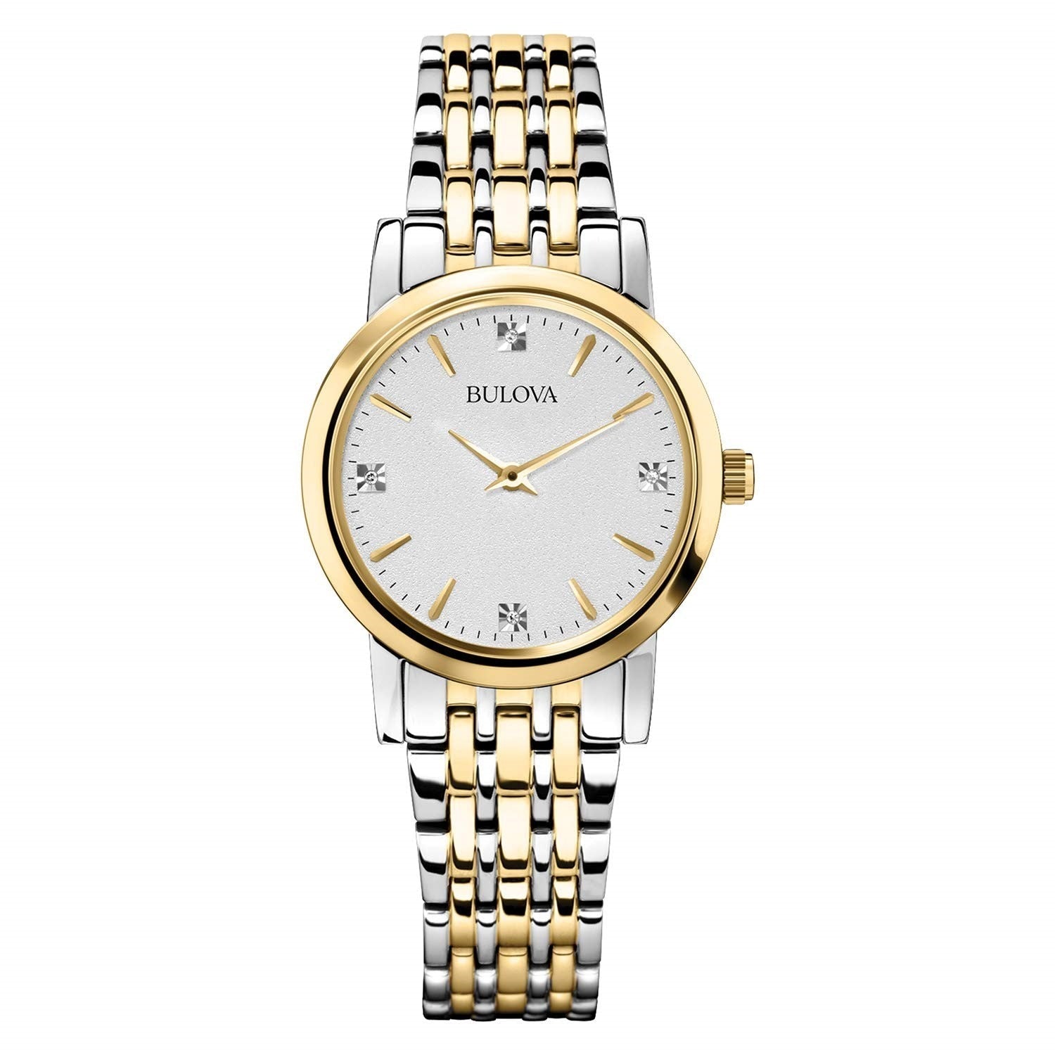 Bulova Casual Quartz Silver Dial Women's Watch 98P115