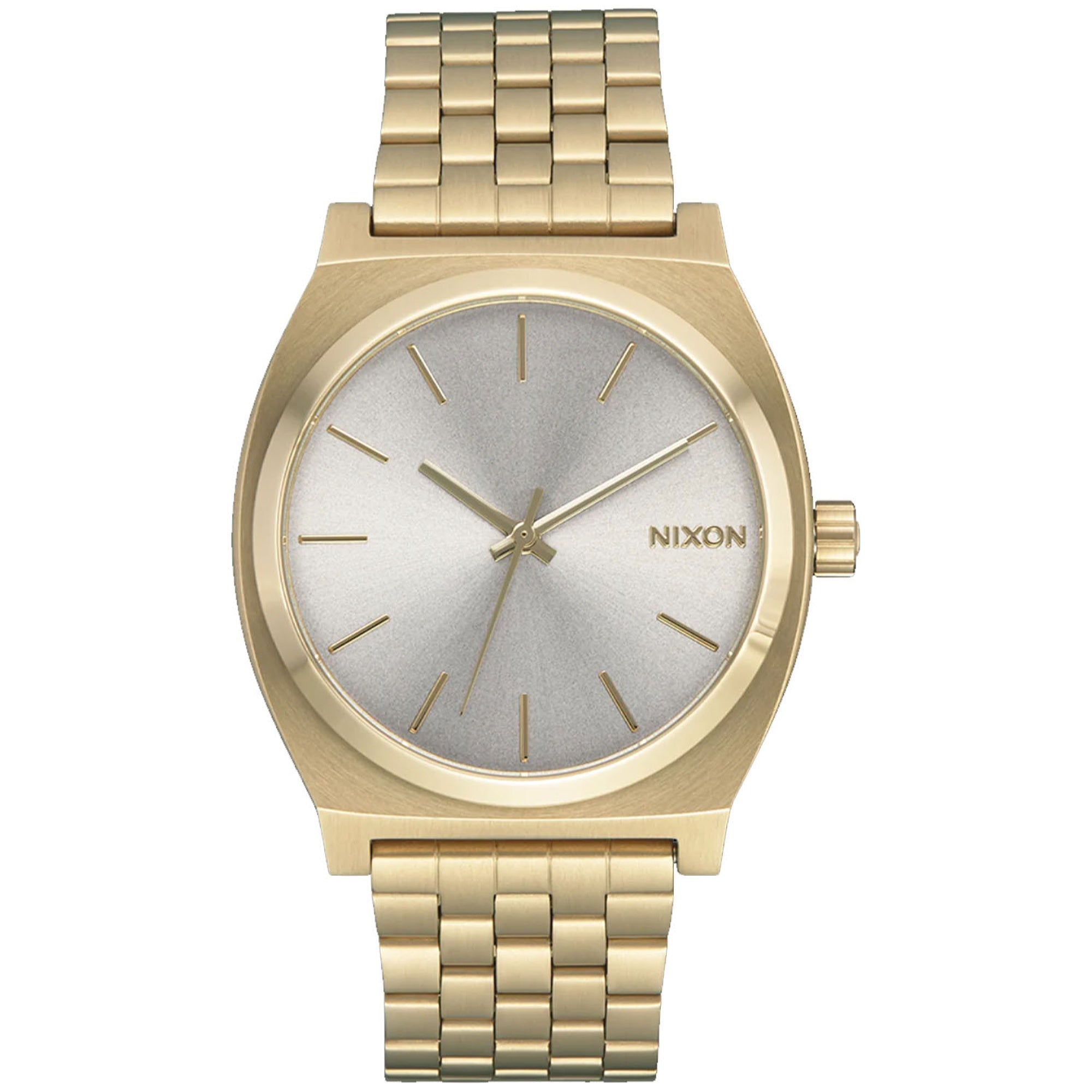 Nixon Quartz Time Teller Silver Dial Men's Watch A045-5101