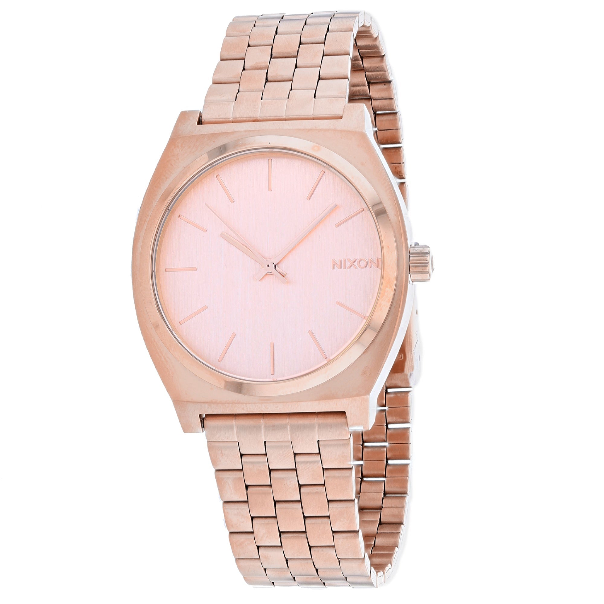 Nixon Quartz Time Teller Rose gold Dial Men's Watch A045-897