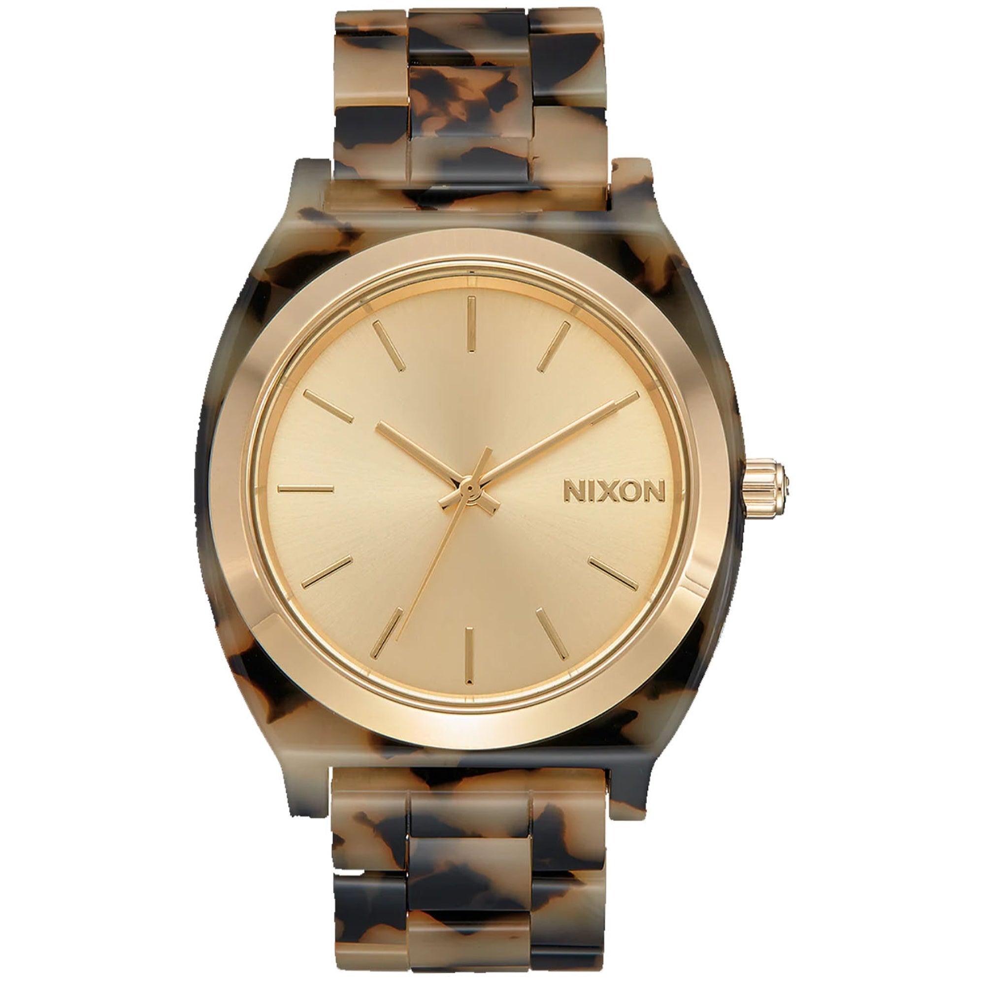 Nixon Quartz Time Teller Gold Dial Men's Watch A327-3346
