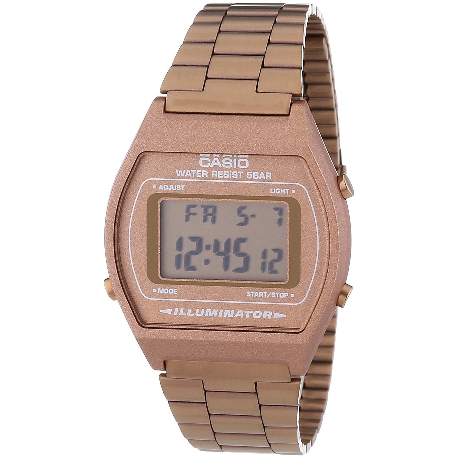 Casio Retro Quartz Digital Bronze Dial Men's Watch B640WC-5AEF