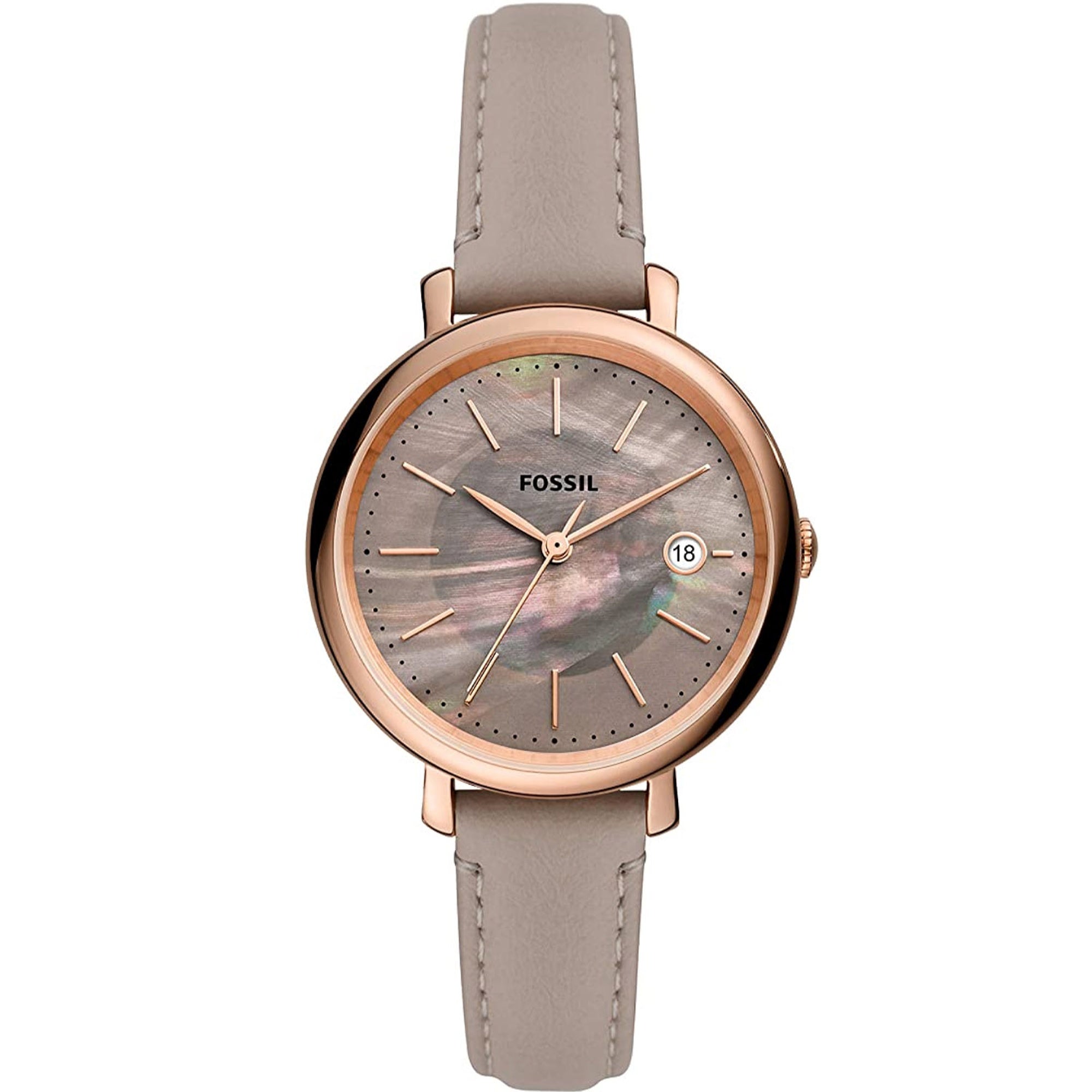 Fossil Quartz Jacqueline Mother of pearl Dial Women's Watch ES5091