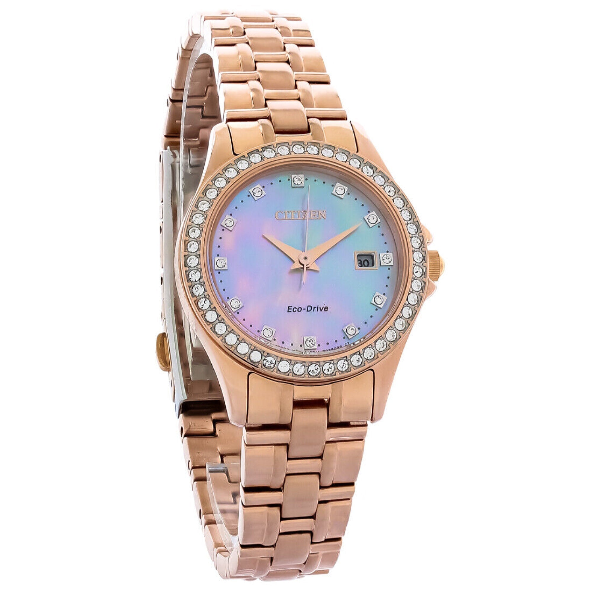 Citizen Silhouette Eco-Drive Mother of Pearl Dial Women's Watch EW1847-60Y
