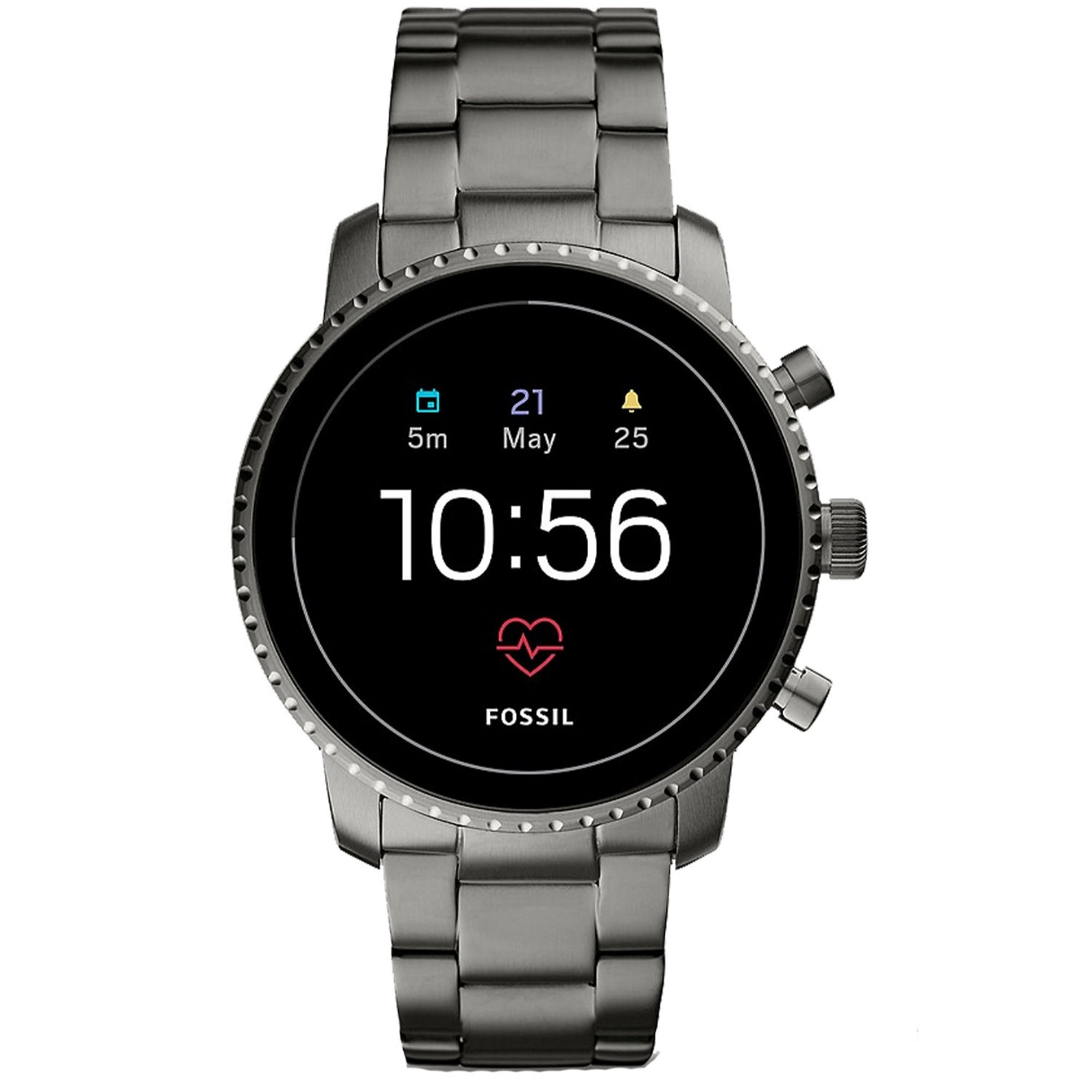 Fossil Quartz Explorist Black Dial Men's Watch FTW4012