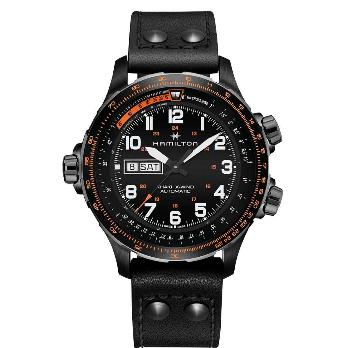 Hamilton Khaki Aviation X-Wind Automatic Black Dial Men's Watch H77785733