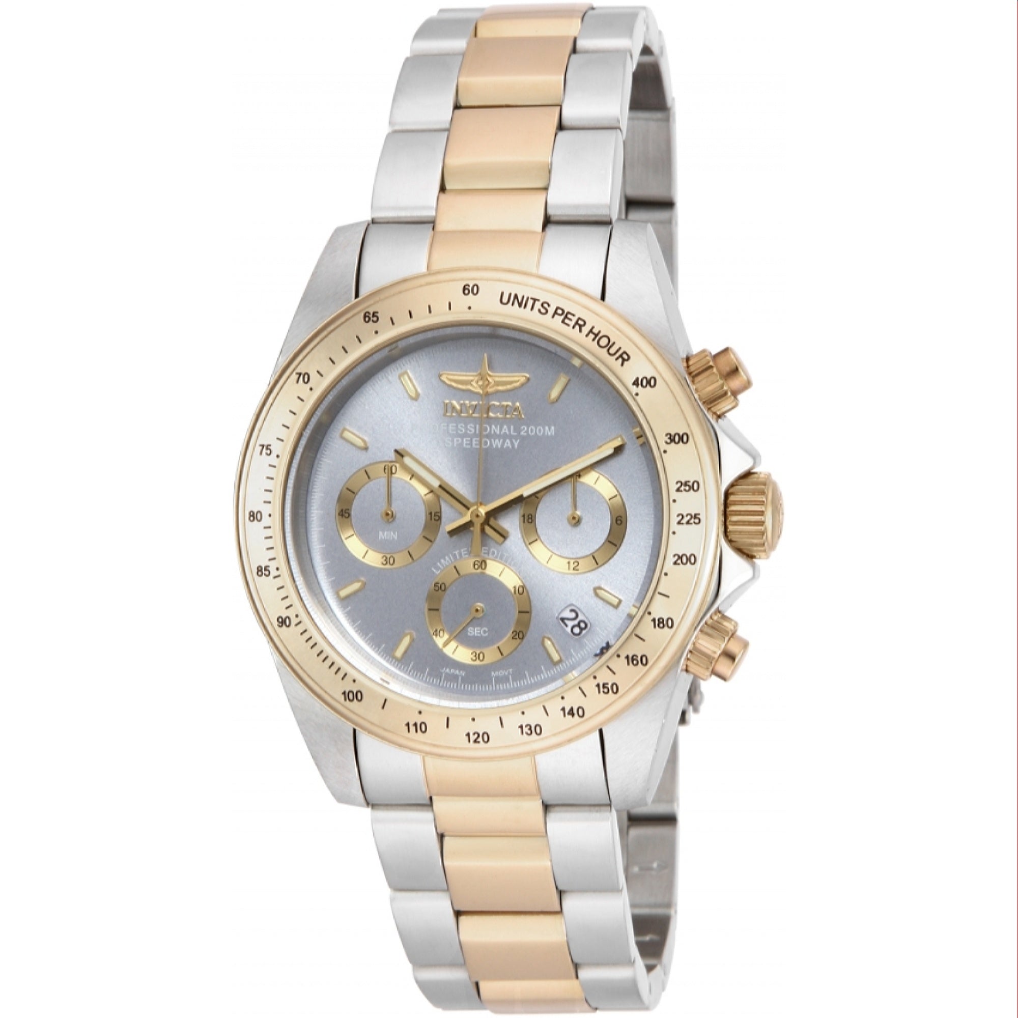 Invicta Speedway Quartz Grey Dial Men's Watch ILE9212A