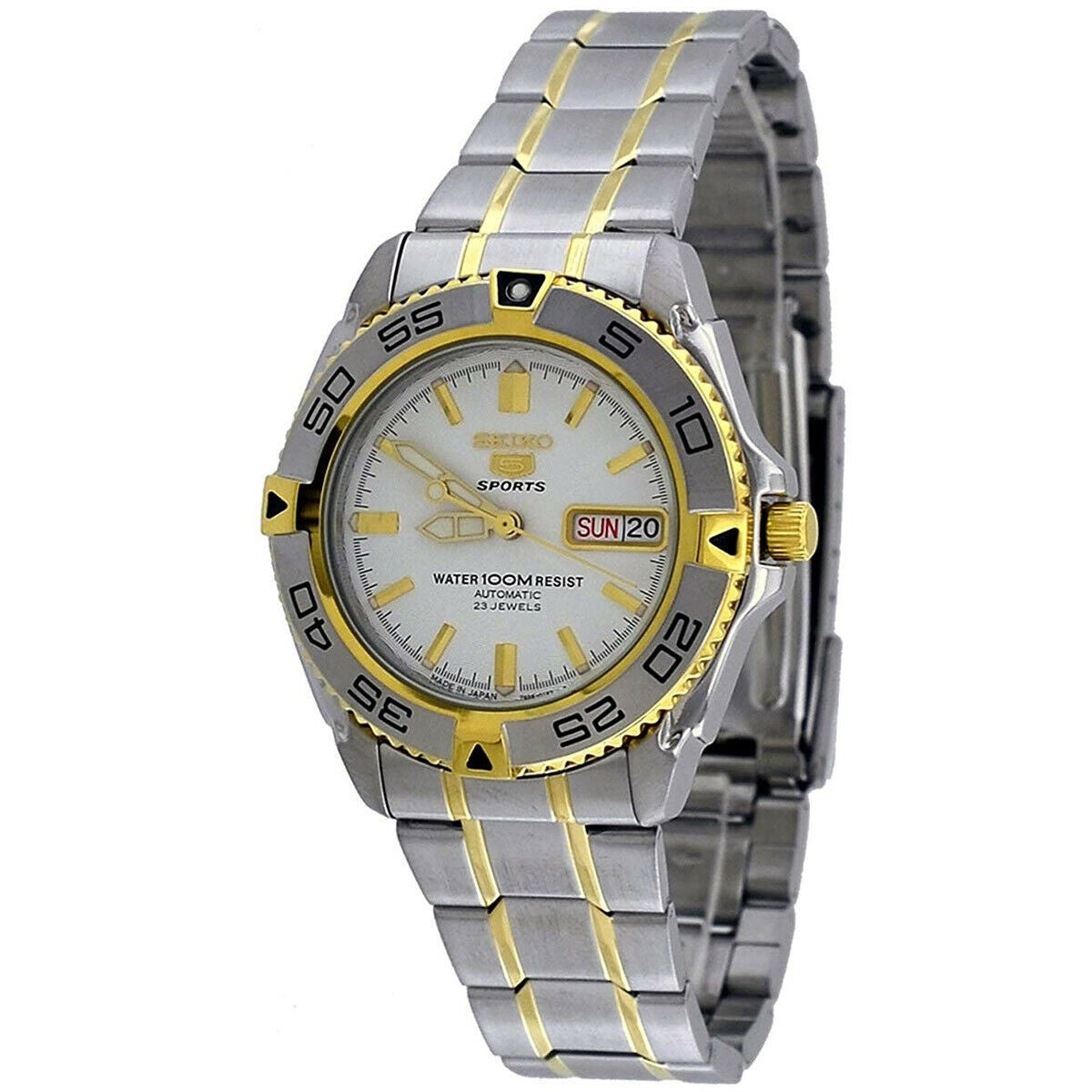 Seiko Seiko 5 Automatic White Dial Men's Watch SNZB24J1