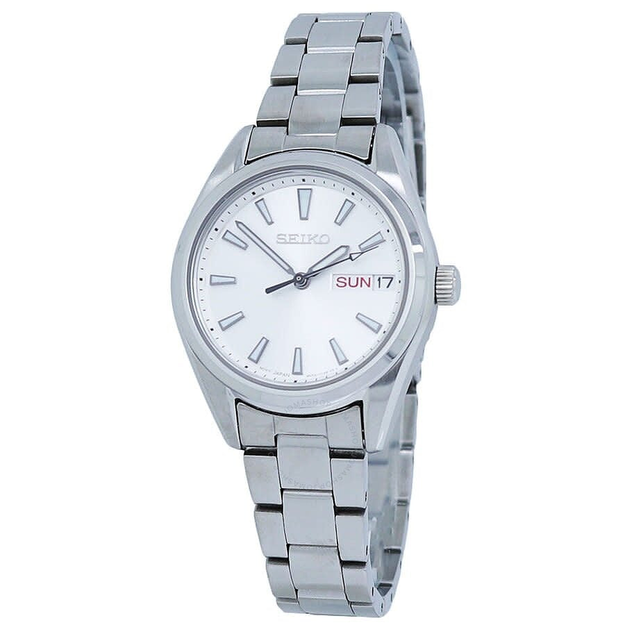 Seiko Neo Classic Quartz Silver Dial Women's Watch SUR349