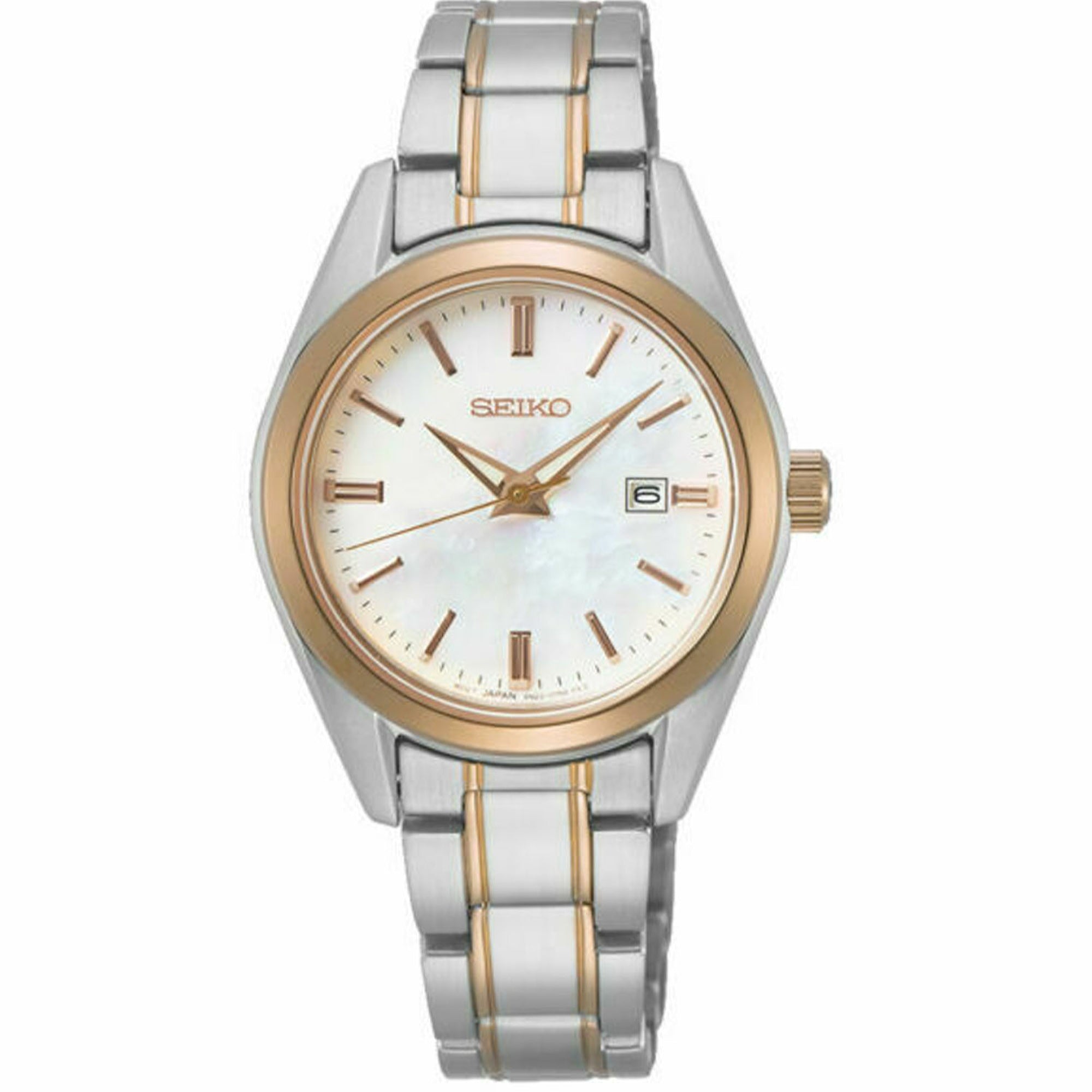 Seiko Quartz Classic White Dial Women's Watch SUR634