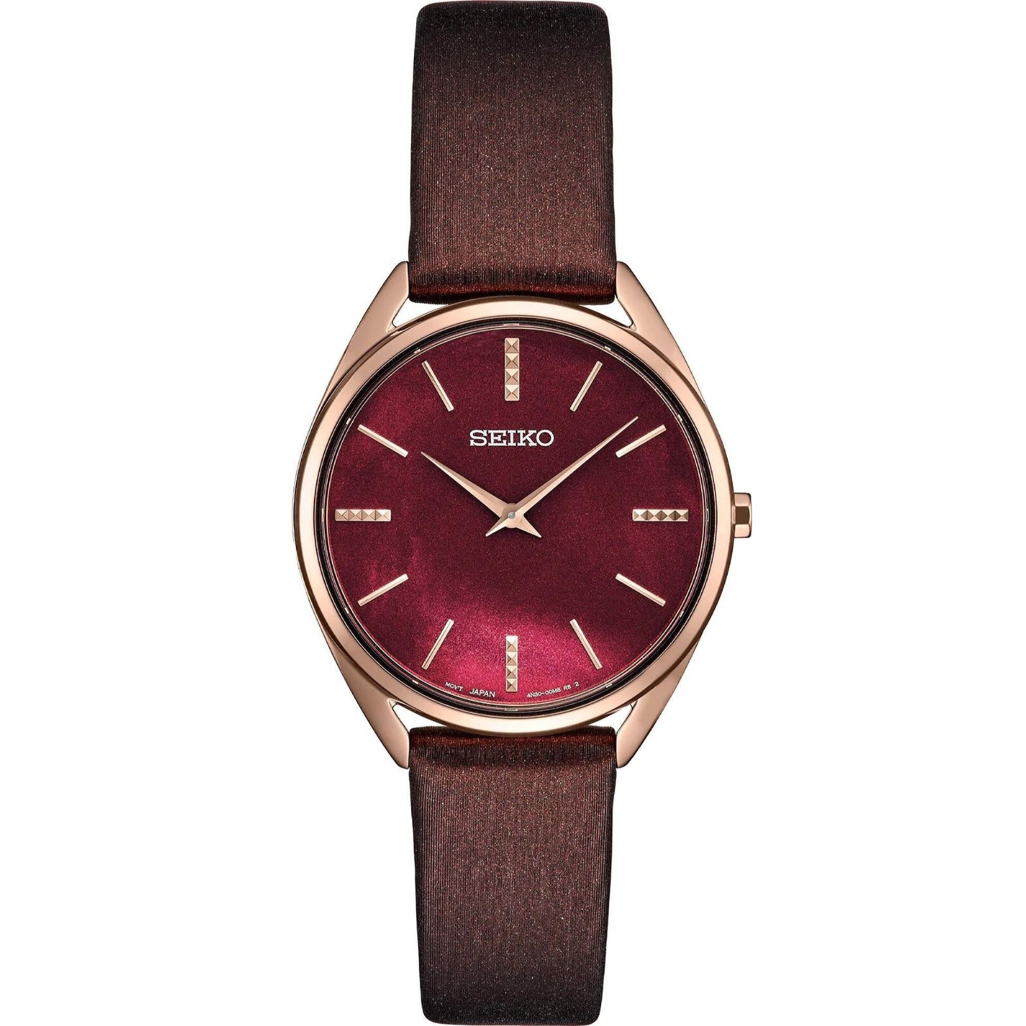 Seiko Essentials Quartz Pink Dial Women's Watch SWR082