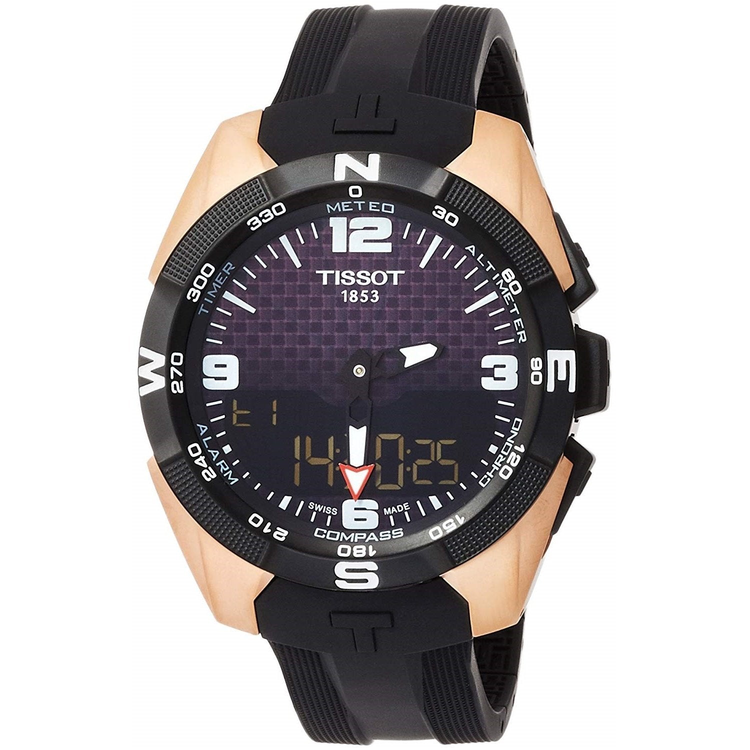 Tissot T-touch Quartz Expert Solar NBA Special Edition Black Dial Men's Watch T0914204720700